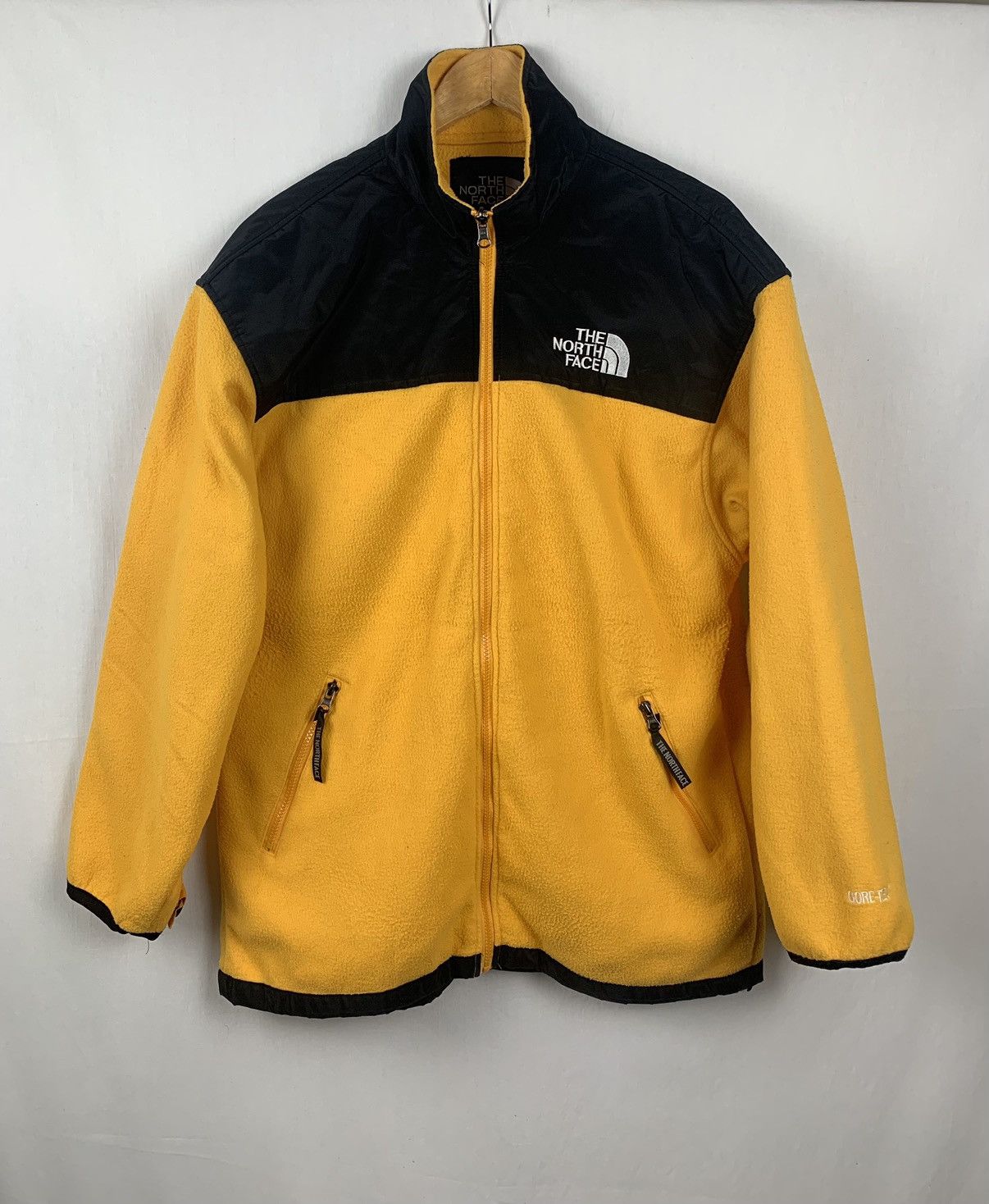 The North Face × Vintage Vintage The North Face Yellow Fleece Jacket Size US L / EU 52-54 / 3 - 1 Thumbnail