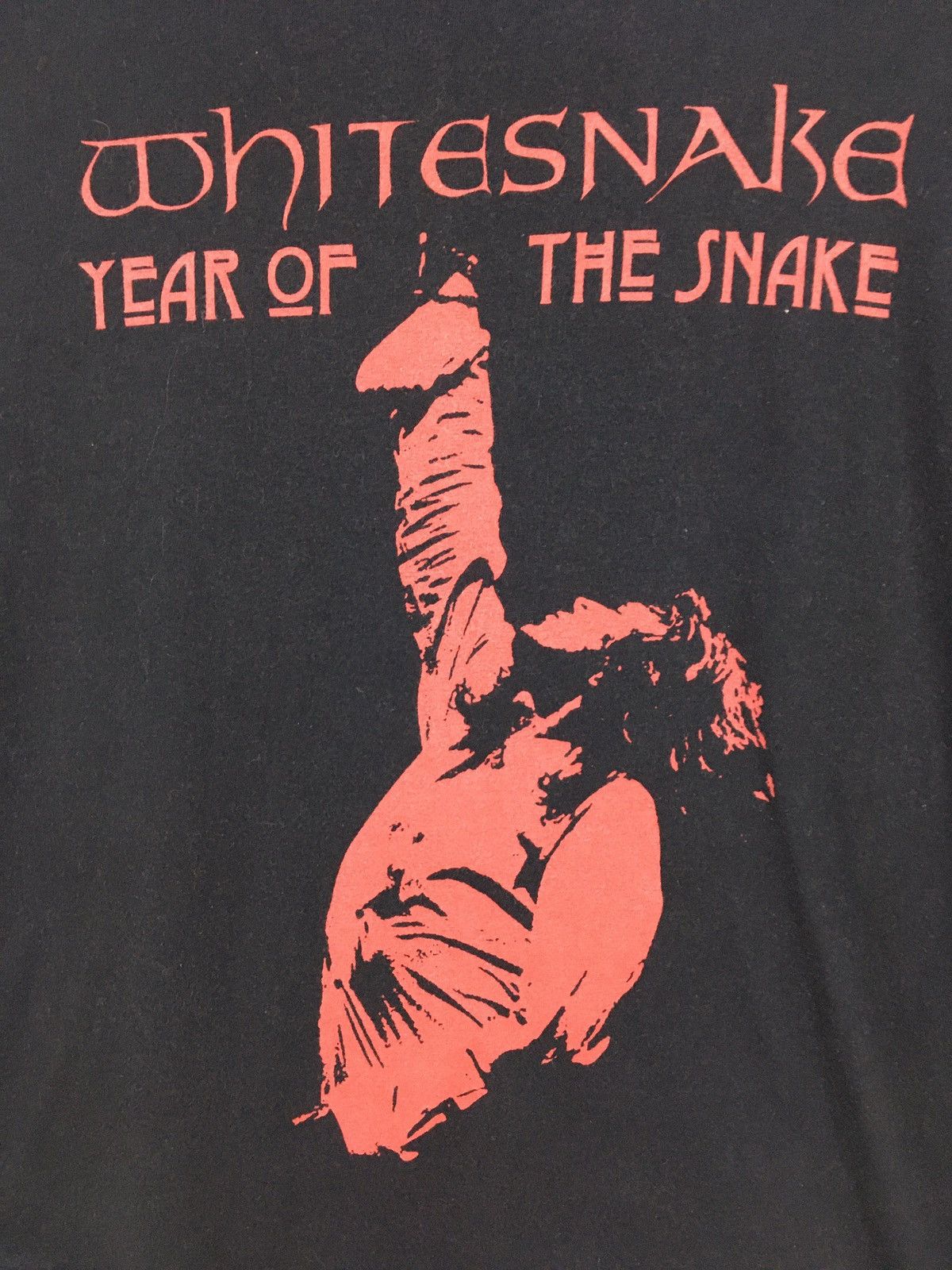 Band Tees × Vintage Whitesnake Year Of The Snake Tour 2013 T Shirt Size US M / EU 48-50 / 2 - 2 Thumbnail