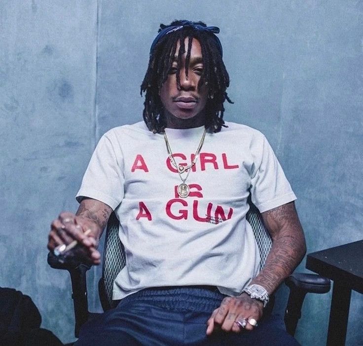 Pleasures 2XL XXL White A Girl is A Gun Tee Shirt Merch Joy Red Black Size US XXL / EU 58 / 5 - 4 Thumbnail