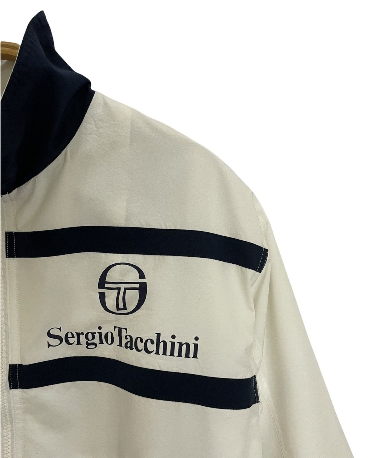 Sergio Tacchini Vintage Sergio Tacchini Nylon Windbreaker Jacket Size US S / EU 44-46 / 1 - 3 Thumbnail