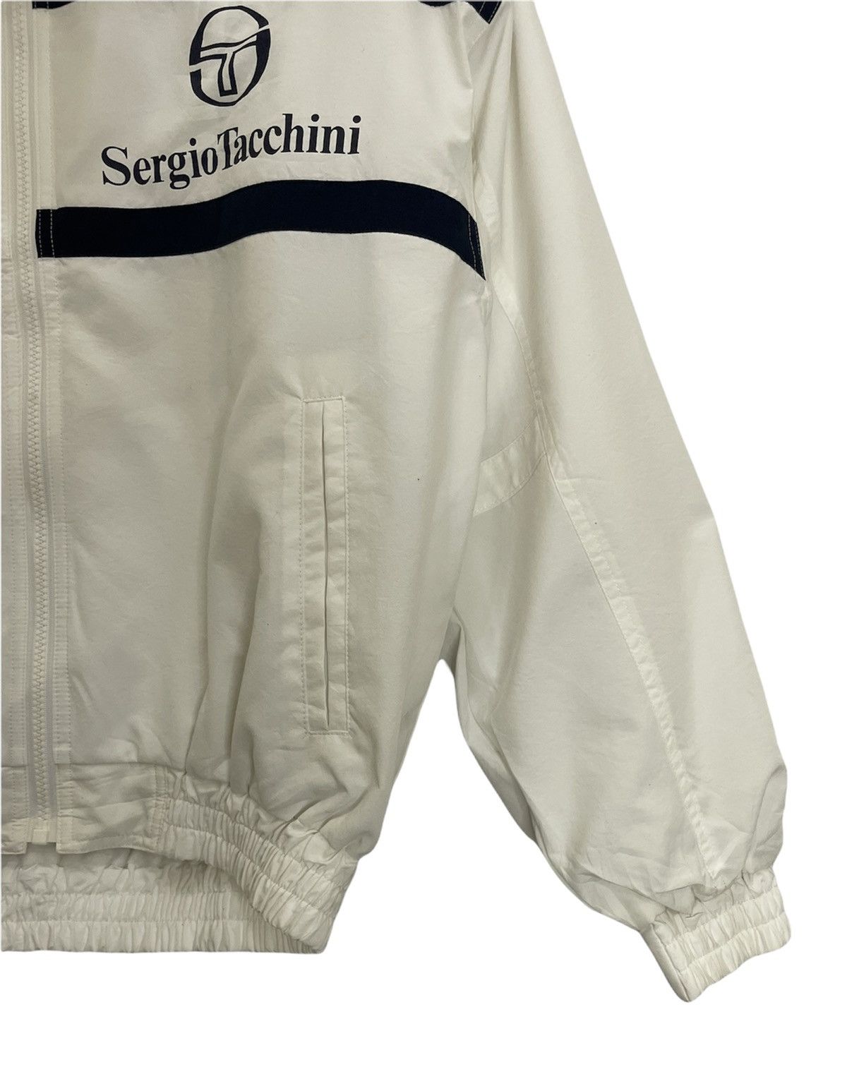 Sergio Tacchini Vintage Sergio Tacchini Nylon Windbreaker Jacket Size US S / EU 44-46 / 1 - 4 Thumbnail