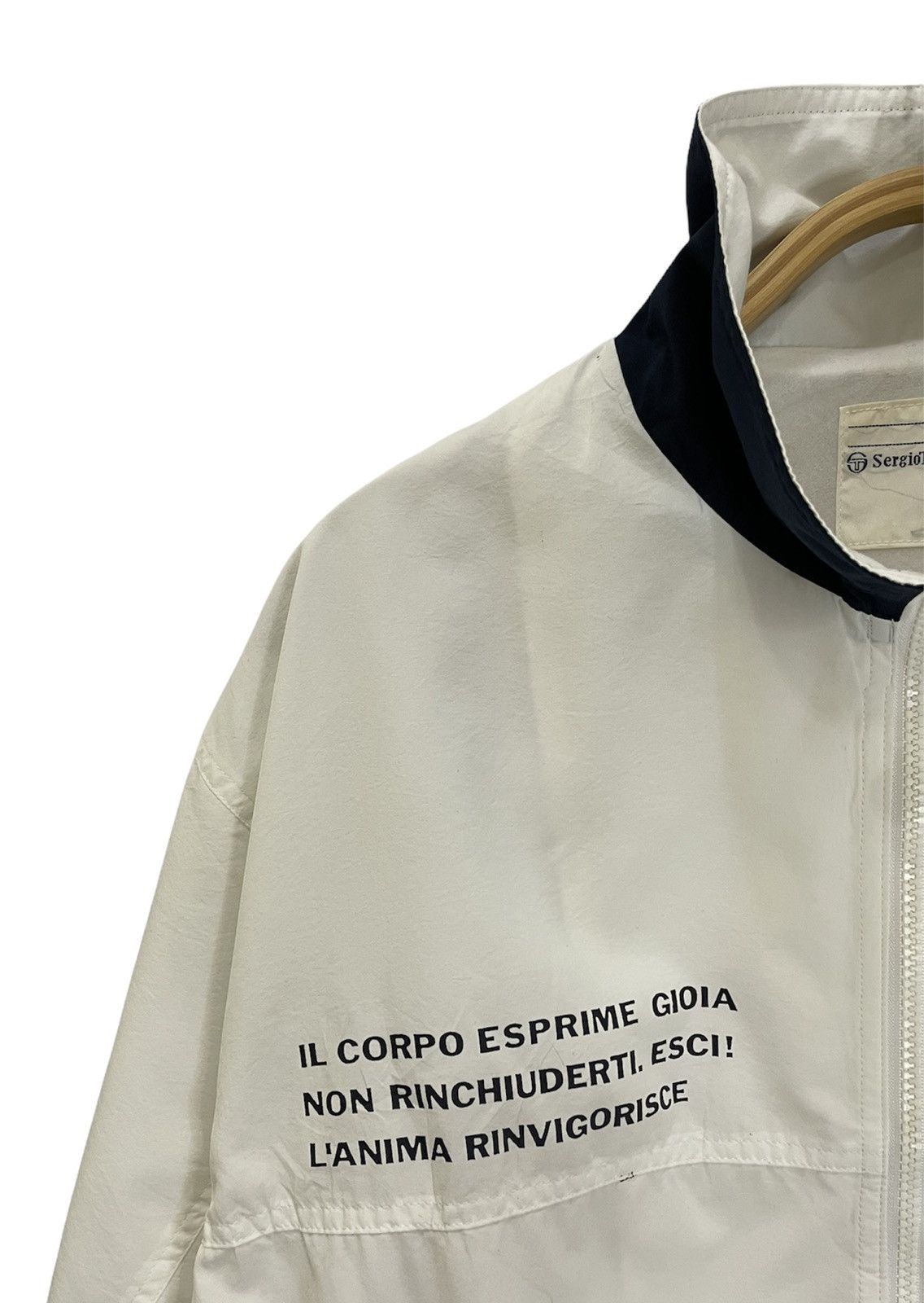 Sergio Tacchini Vintage Sergio Tacchini Nylon Windbreaker Jacket Size US S / EU 44-46 / 1 - 2 Thumbnail