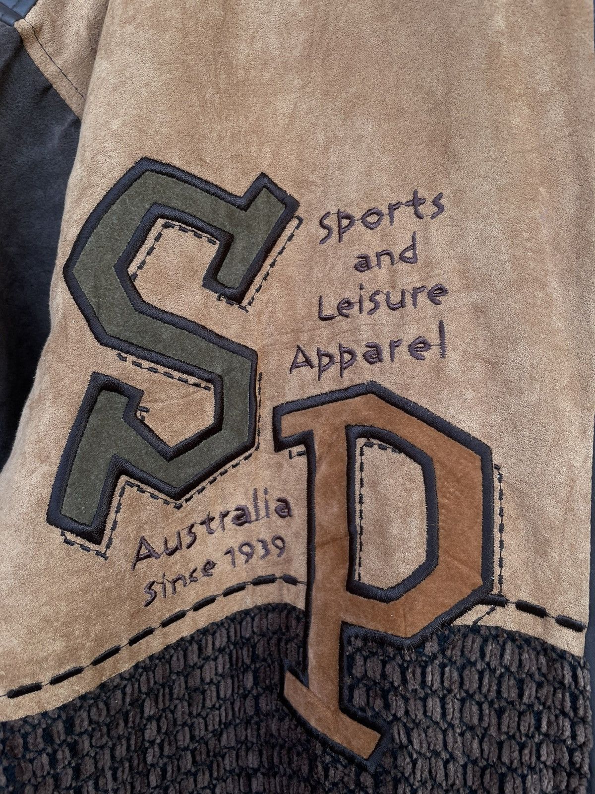 Japanese Brand Simpson Sport Australia Patchwork Casual Jacket Size US XL / EU 56 / 4 - 11 Thumbnail