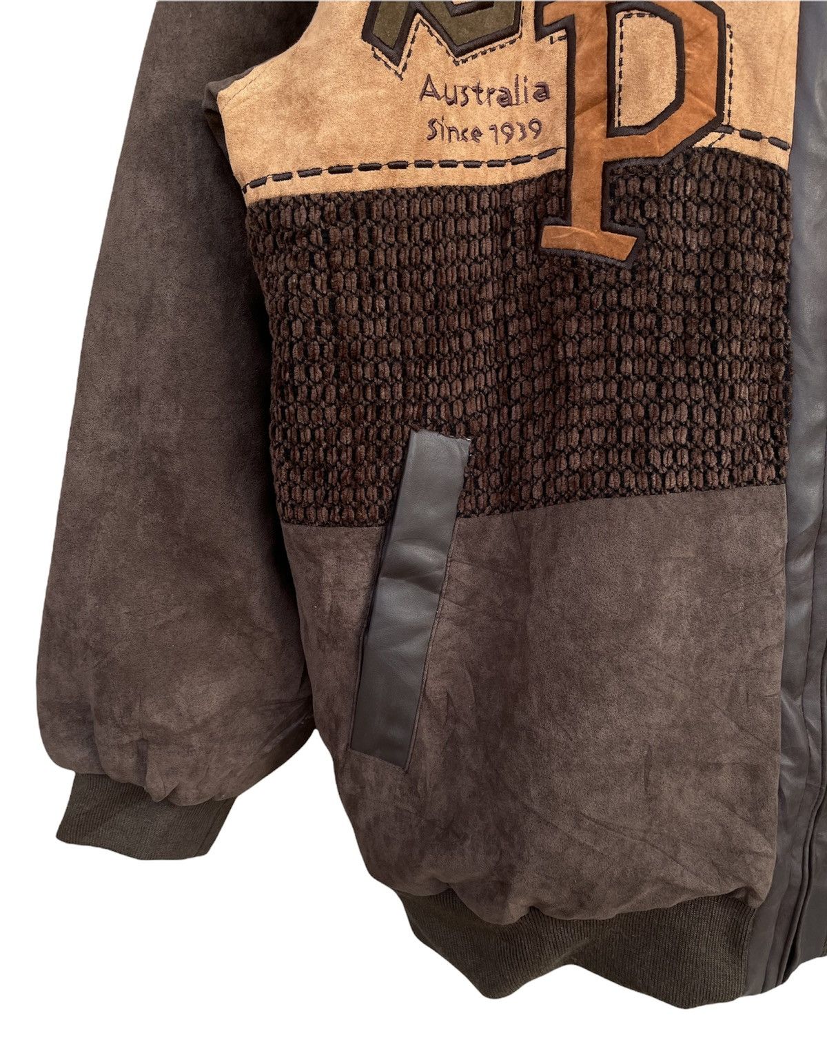 Japanese Brand Simpson Sport Australia Patchwork Casual Jacket Size US XL / EU 56 / 4 - 5 Thumbnail