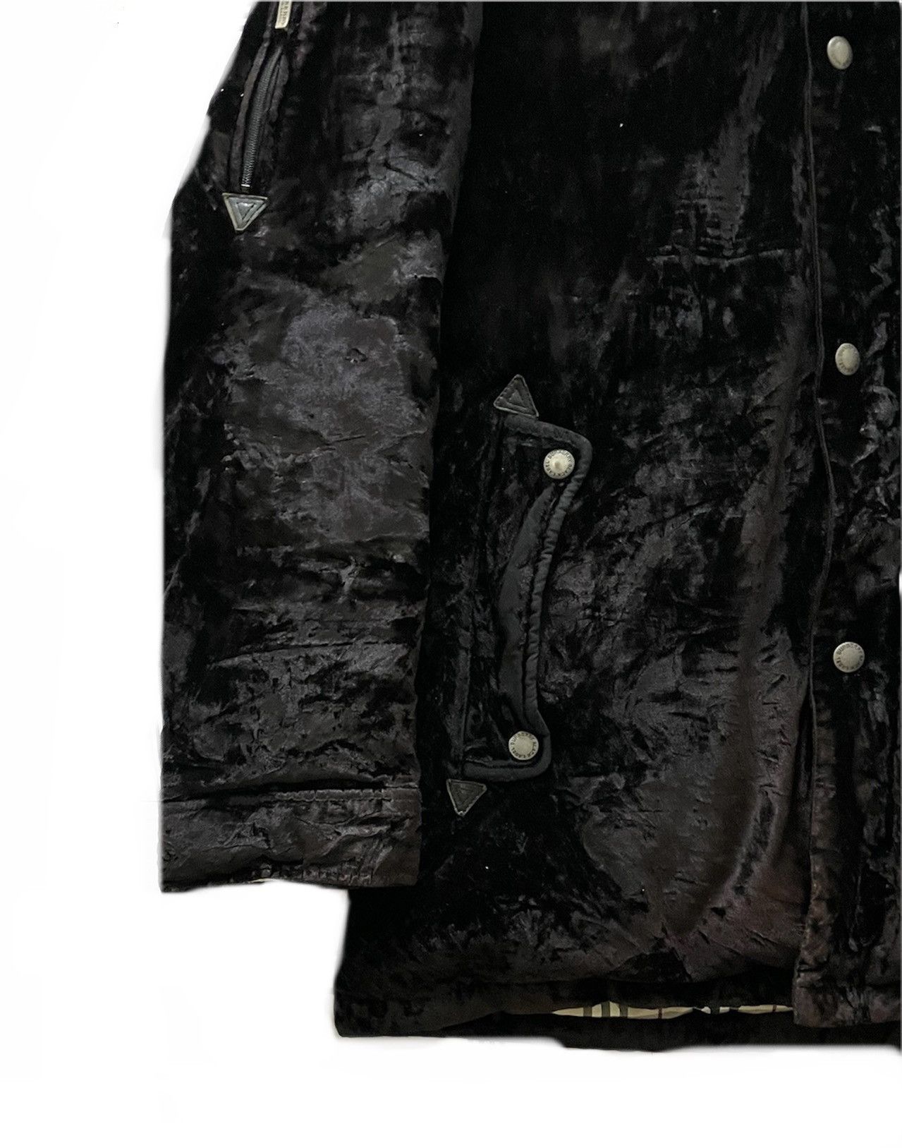 Burberry Burberry Black Label Nova Check Velvet Jacket Size US M / EU 48-50 / 2 - 5 Thumbnail