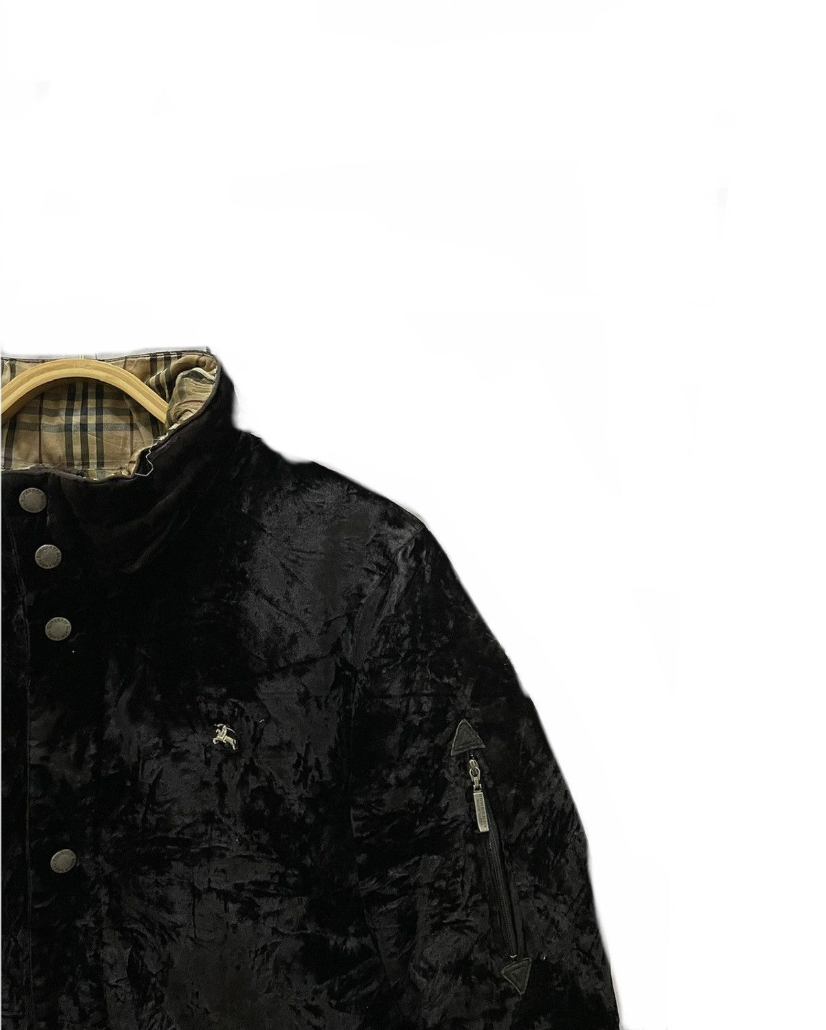 Burberry Burberry Black Label Nova Check Velvet Jacket Size US M / EU 48-50 / 2 - 3 Thumbnail