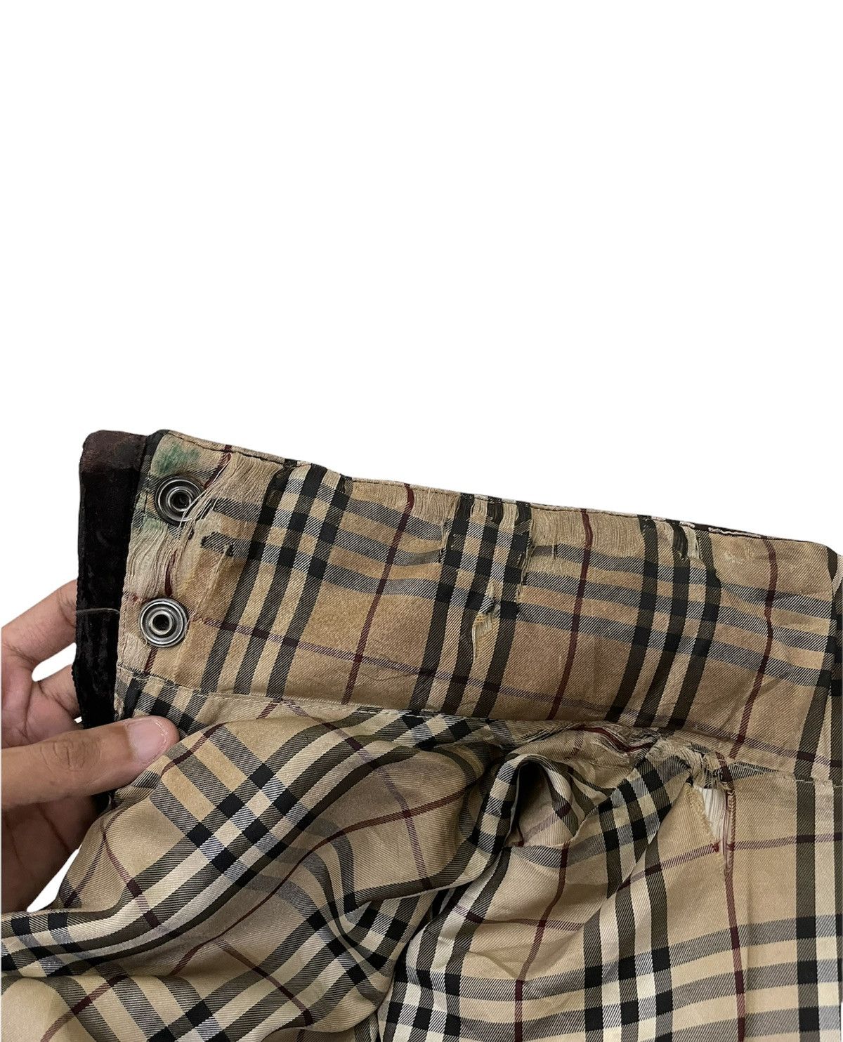 Burberry Burberry Black Label Nova Check Velvet Jacket Size US M / EU 48-50 / 2 - 18 Thumbnail