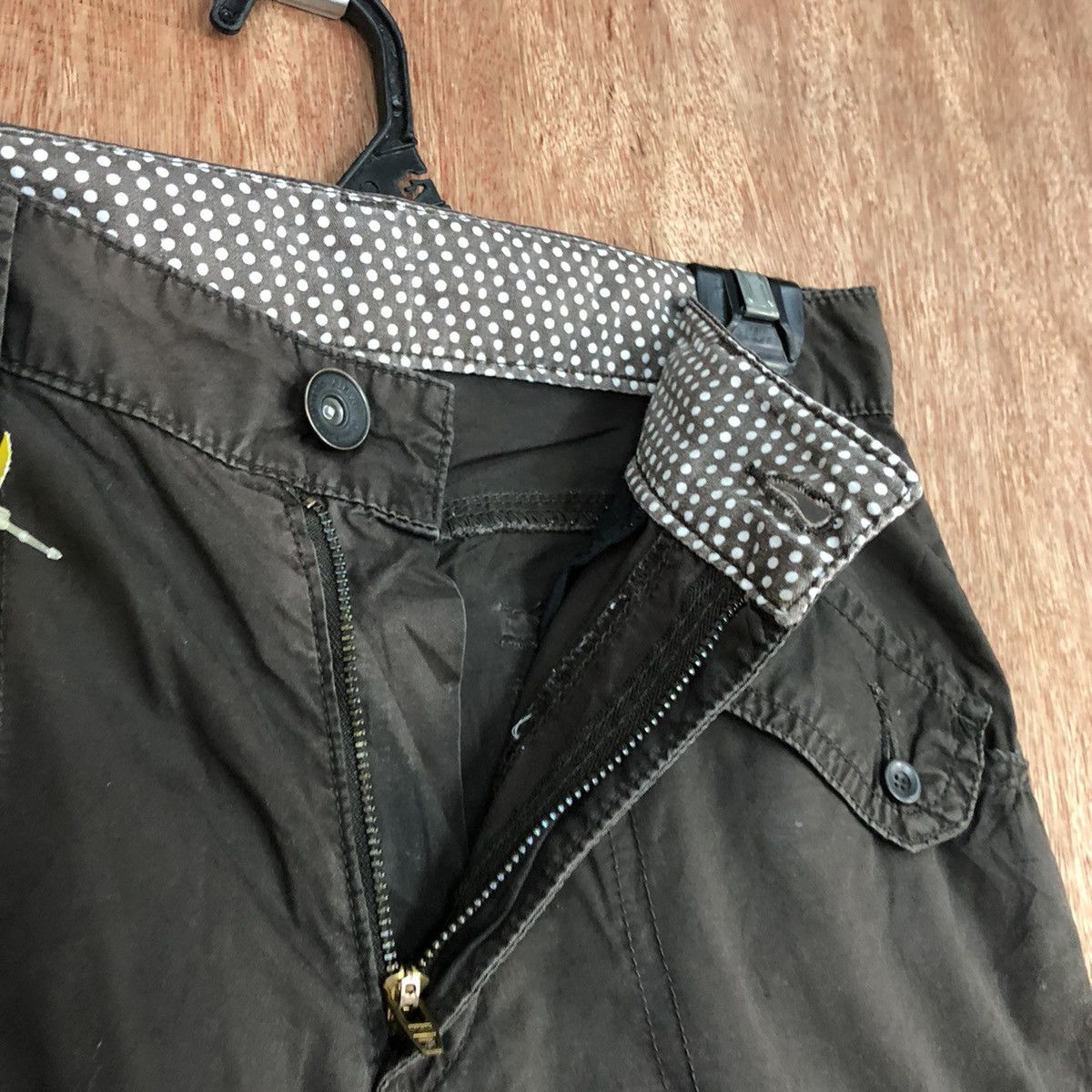 Japanese Brand DLL Japan Brown Multipocket Tactical Cargo Pants #2667 Size US 27 - 9 Thumbnail