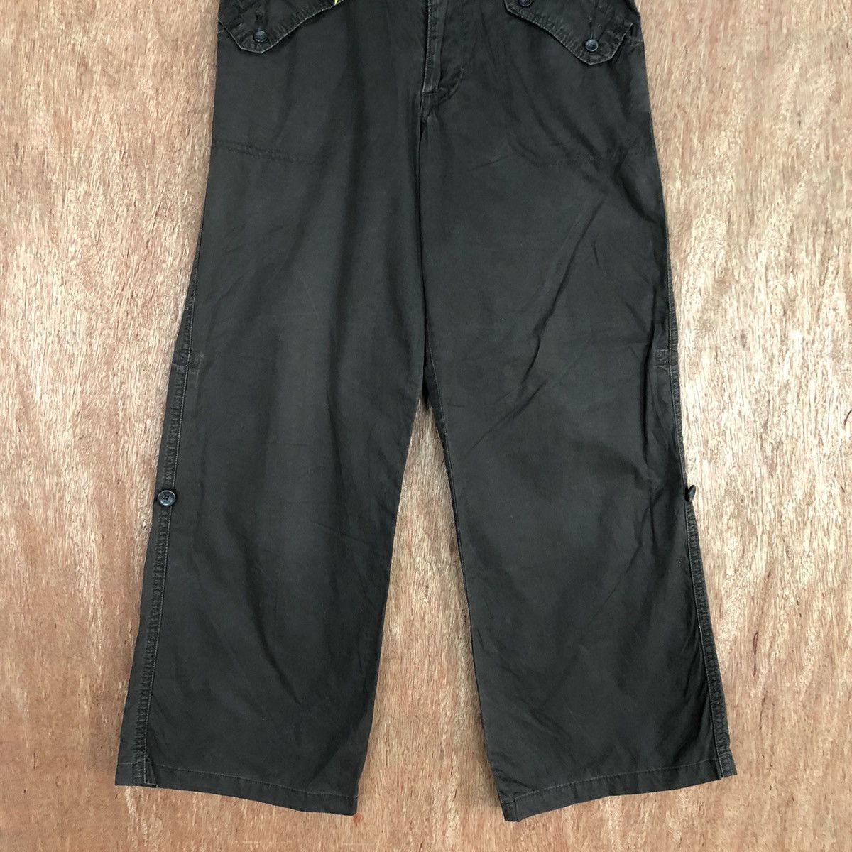 Japanese Brand DLL Japan Brown Multipocket Tactical Cargo Pants #2667 Size US 27 - 3 Thumbnail