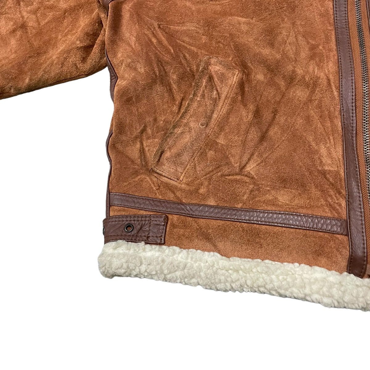 Leather Vintage Gleman B3 Cowhide Shearling Leather Jacket Size US M / EU 48-50 / 2 - 4 Thumbnail