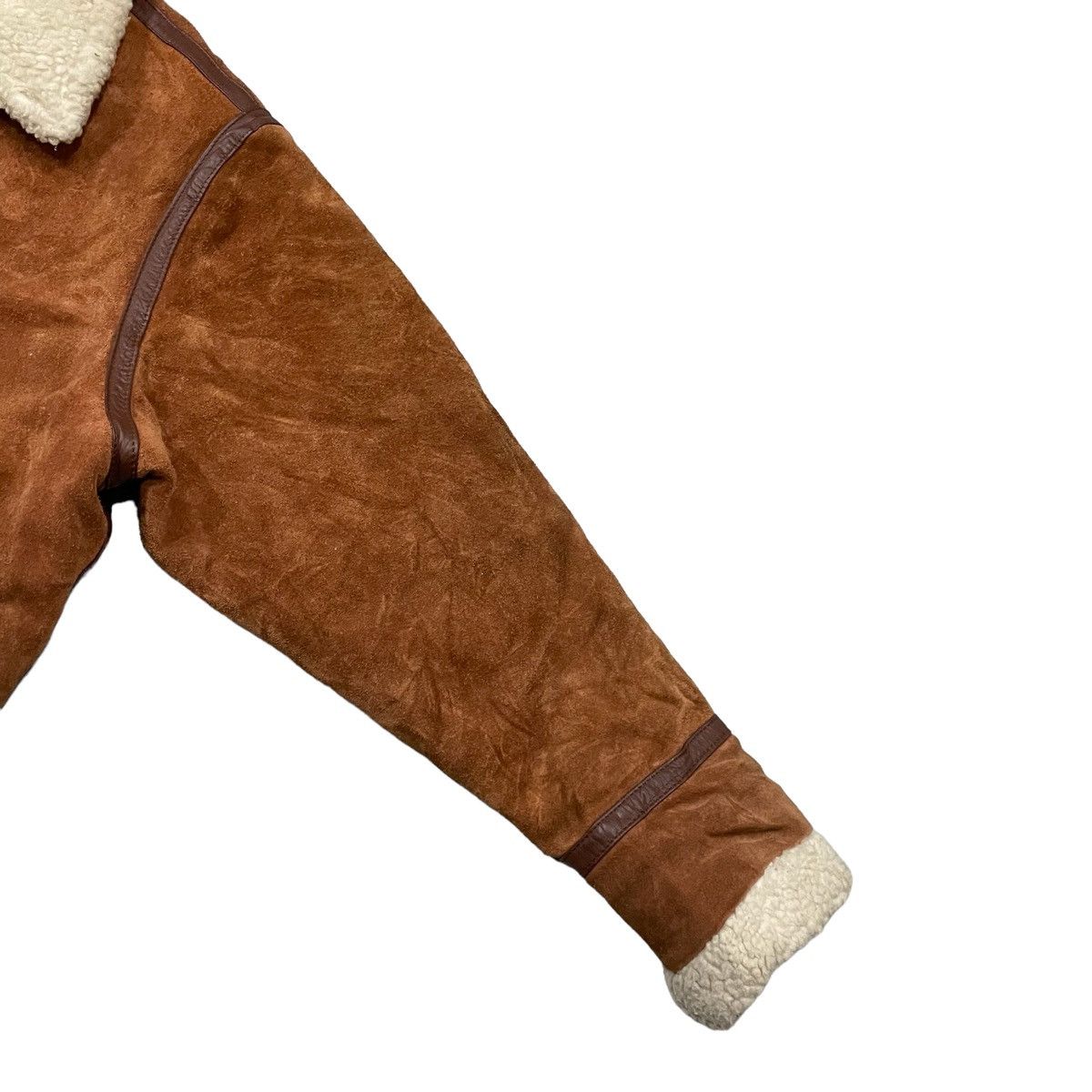 Leather Vintage Gleman B3 Cowhide Shearling Leather Jacket Size US M / EU 48-50 / 2 - 7 Thumbnail