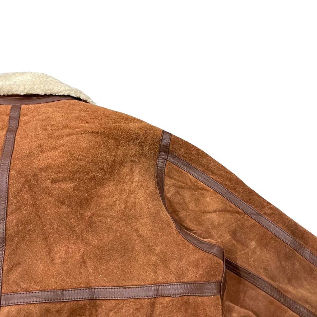 Leather Vintage Gleman B3 Cowhide Shearling Leather Jacket Size US M / EU 48-50 / 2 - 14 Thumbnail