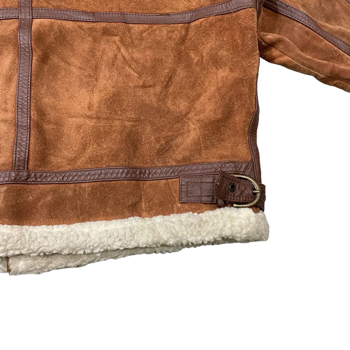 Leather Vintage Gleman B3 Cowhide Shearling Leather Jacket Size US M / EU 48-50 / 2 - 15 Thumbnail