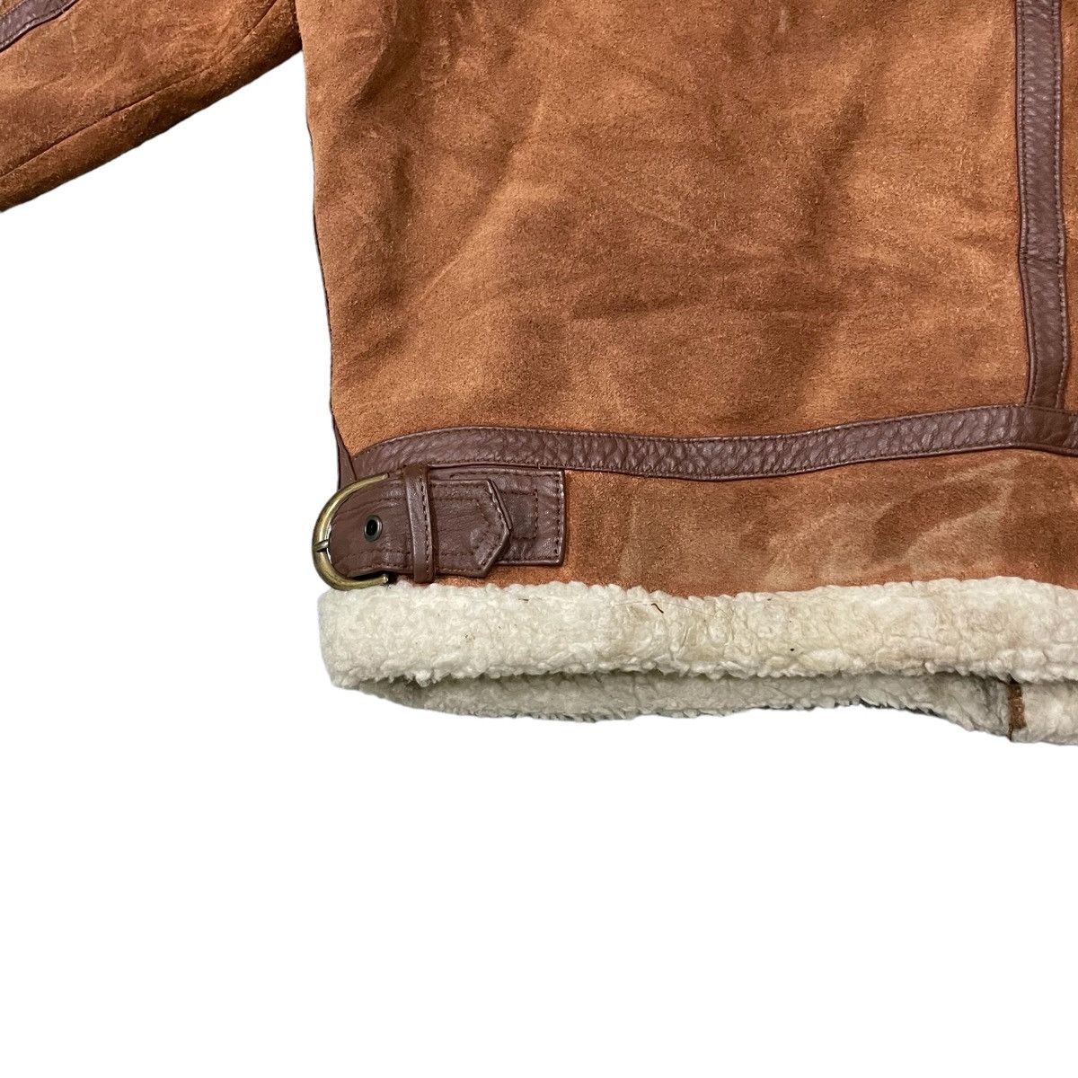 Leather Vintage Gleman B3 Cowhide Shearling Leather Jacket Size US M / EU 48-50 / 2 - 16 Thumbnail