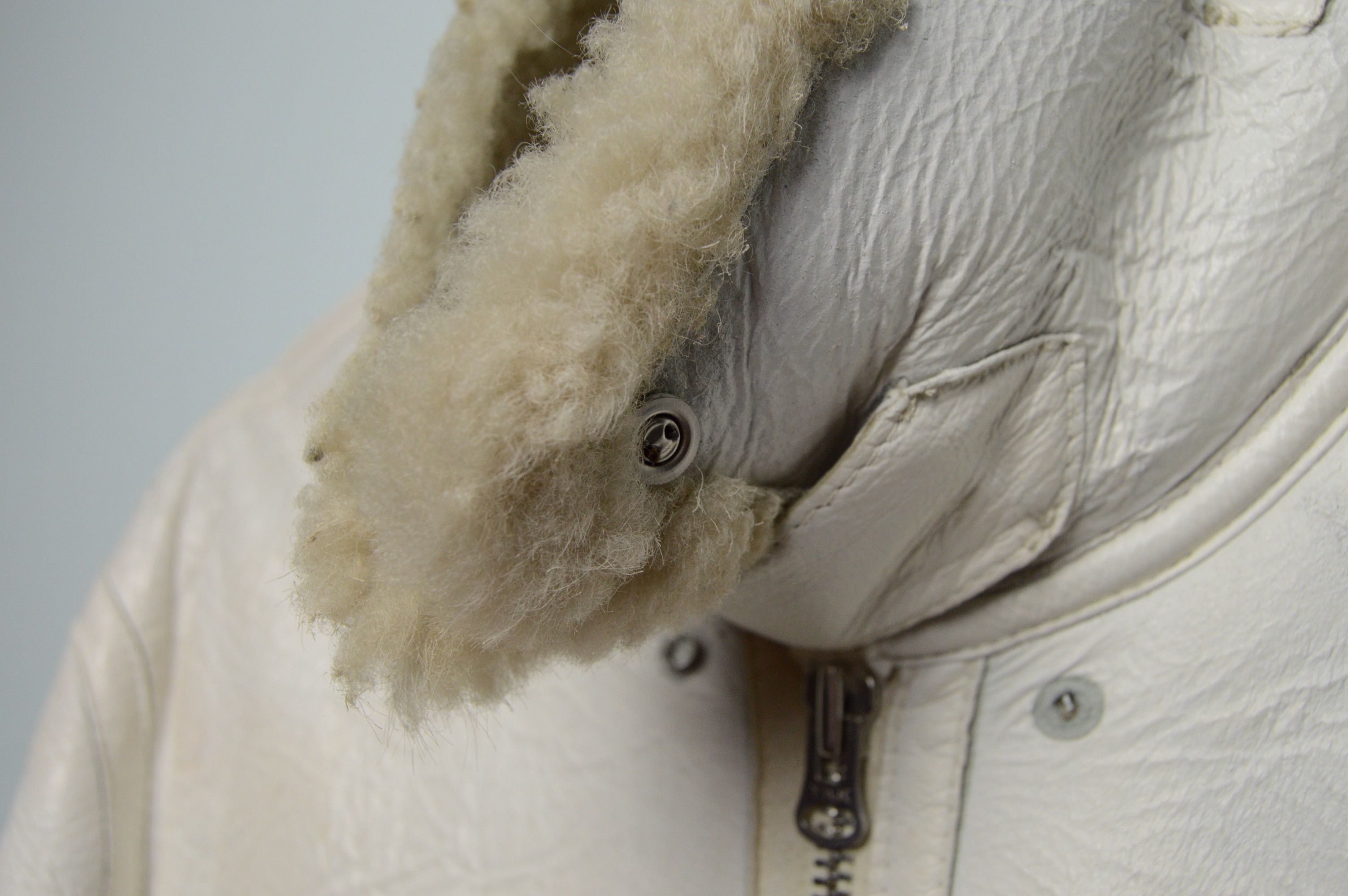 Stone Island × Vintage STONE ISLAND HAND-PAINTED SHEEPSKIN