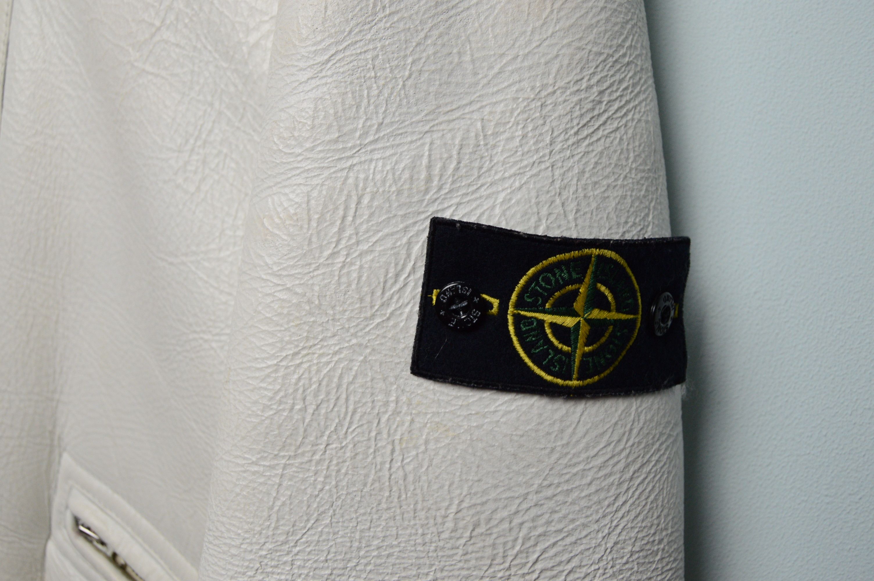 Stone Island STONE ISLAND HAND-PAINTED SHEEPSKIN JACKET Size US L / EU 52-54 / 3 - 15 Thumbnail