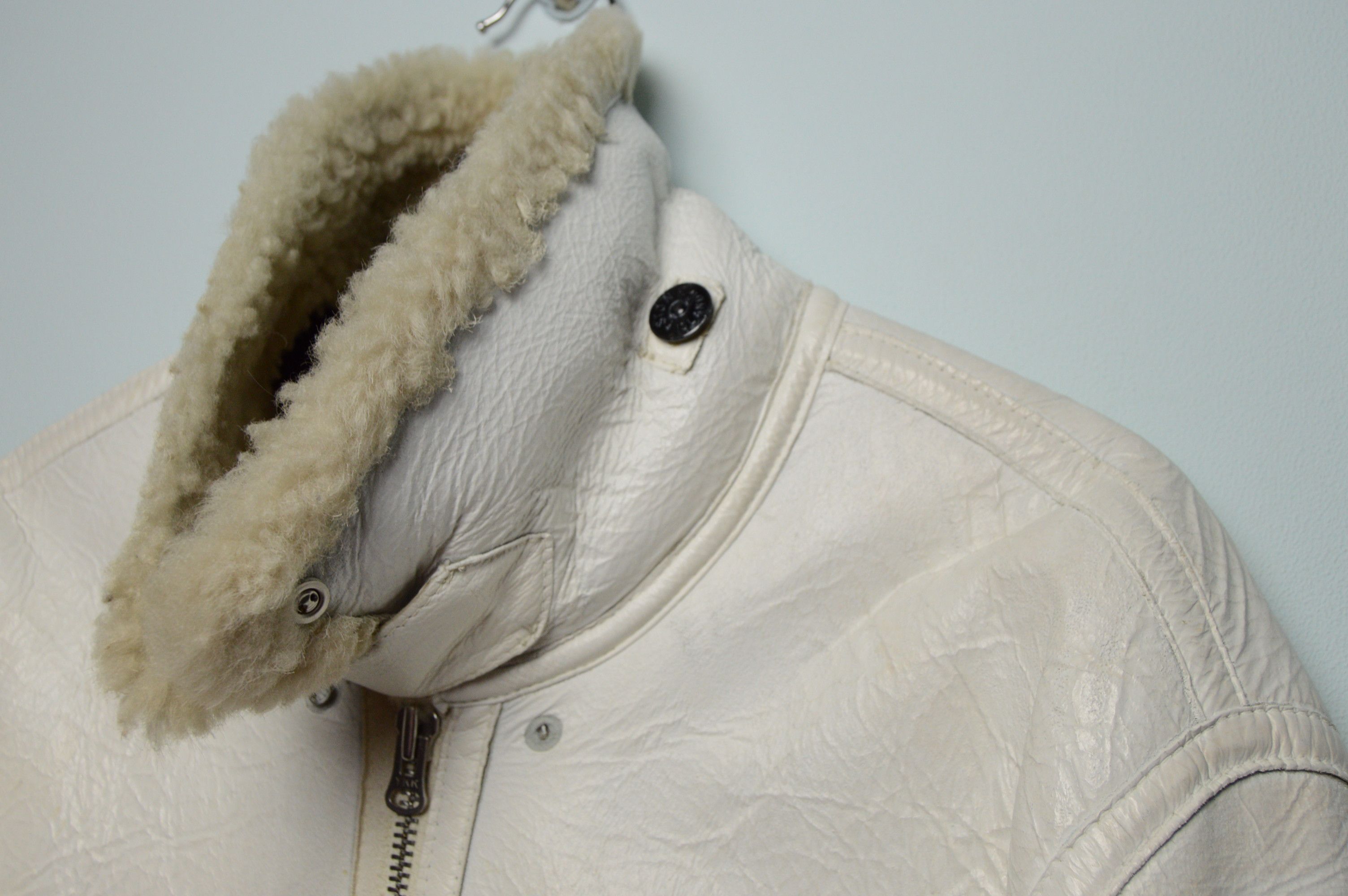 Stone Island STONE ISLAND HAND-PAINTED SHEEPSKIN JACKET Size US L / EU 52-54 / 3 - 23 Thumbnail