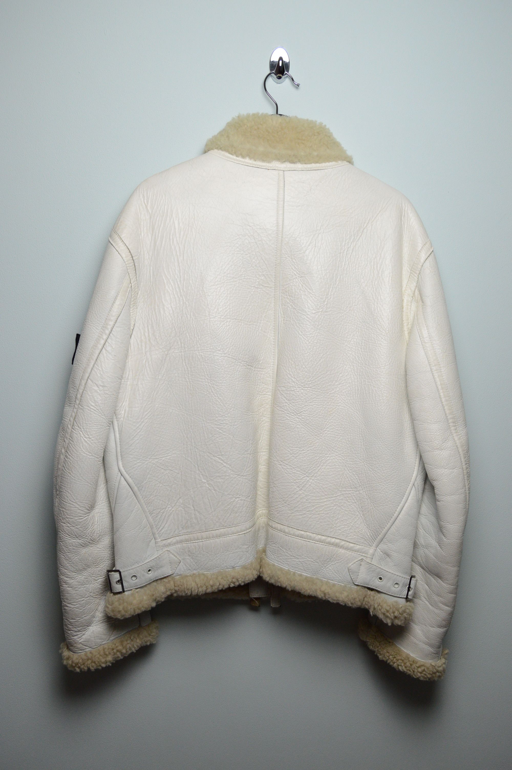 Stone Island STONE ISLAND HAND-PAINTED SHEEPSKIN JACKET Size US L / EU 52-54 / 3 - 21 Thumbnail
