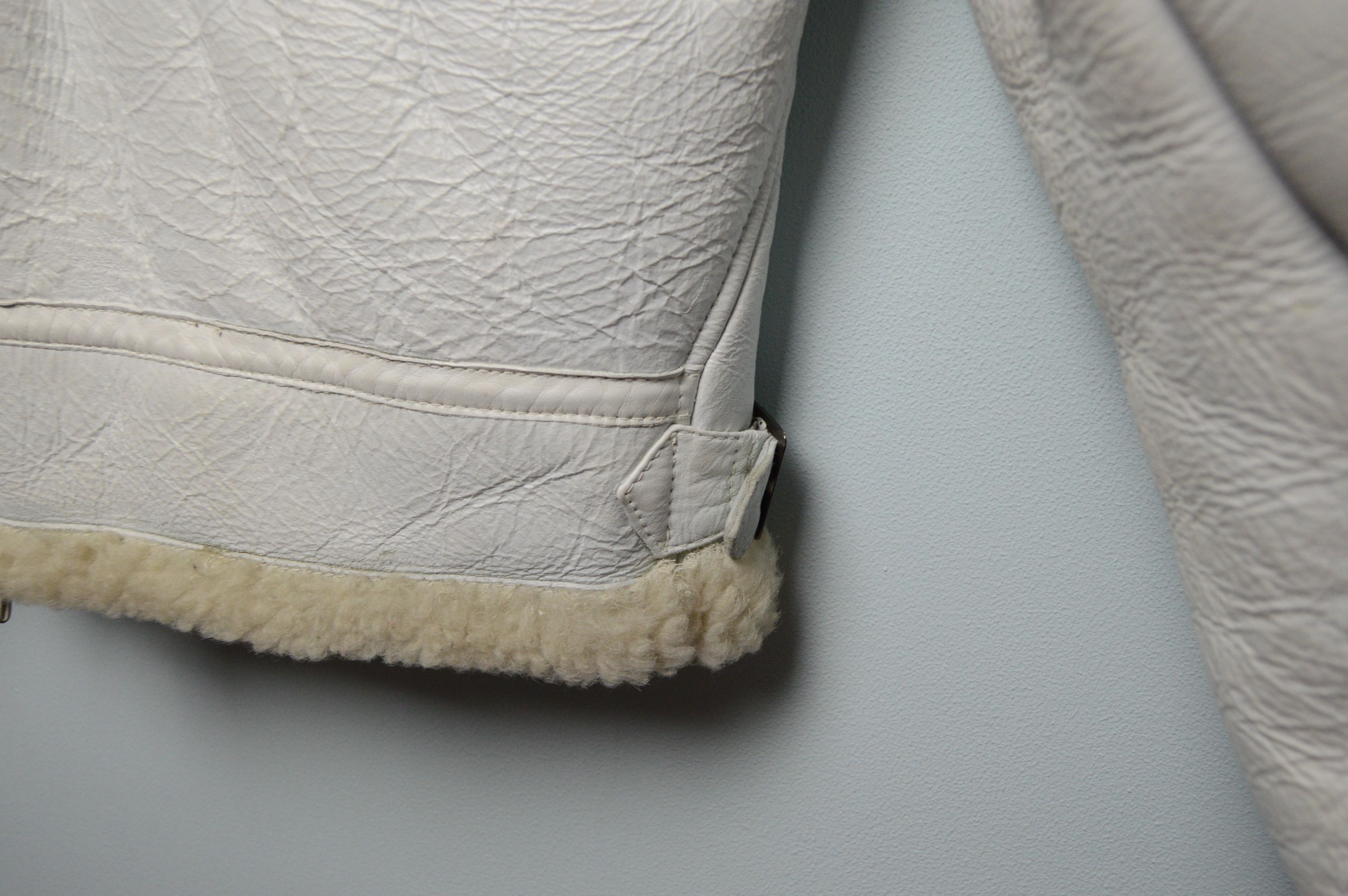 Stone Island STONE ISLAND HAND-PAINTED SHEEPSKIN JACKET Size US L / EU 52-54 / 3 - 14 Thumbnail