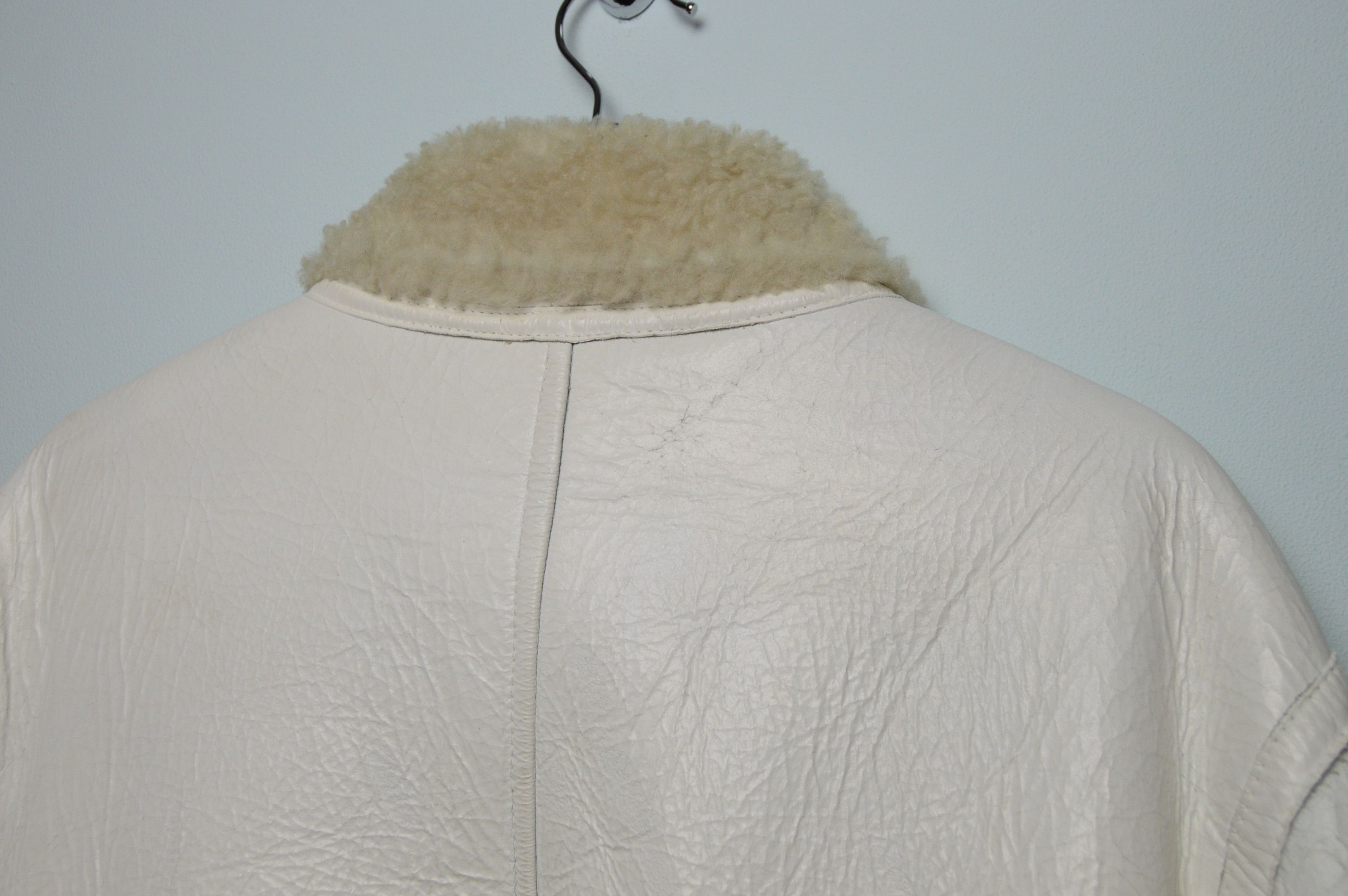 Stone Island STONE ISLAND HAND-PAINTED SHEEPSKIN JACKET Size US L / EU 52-54 / 3 - 16 Thumbnail