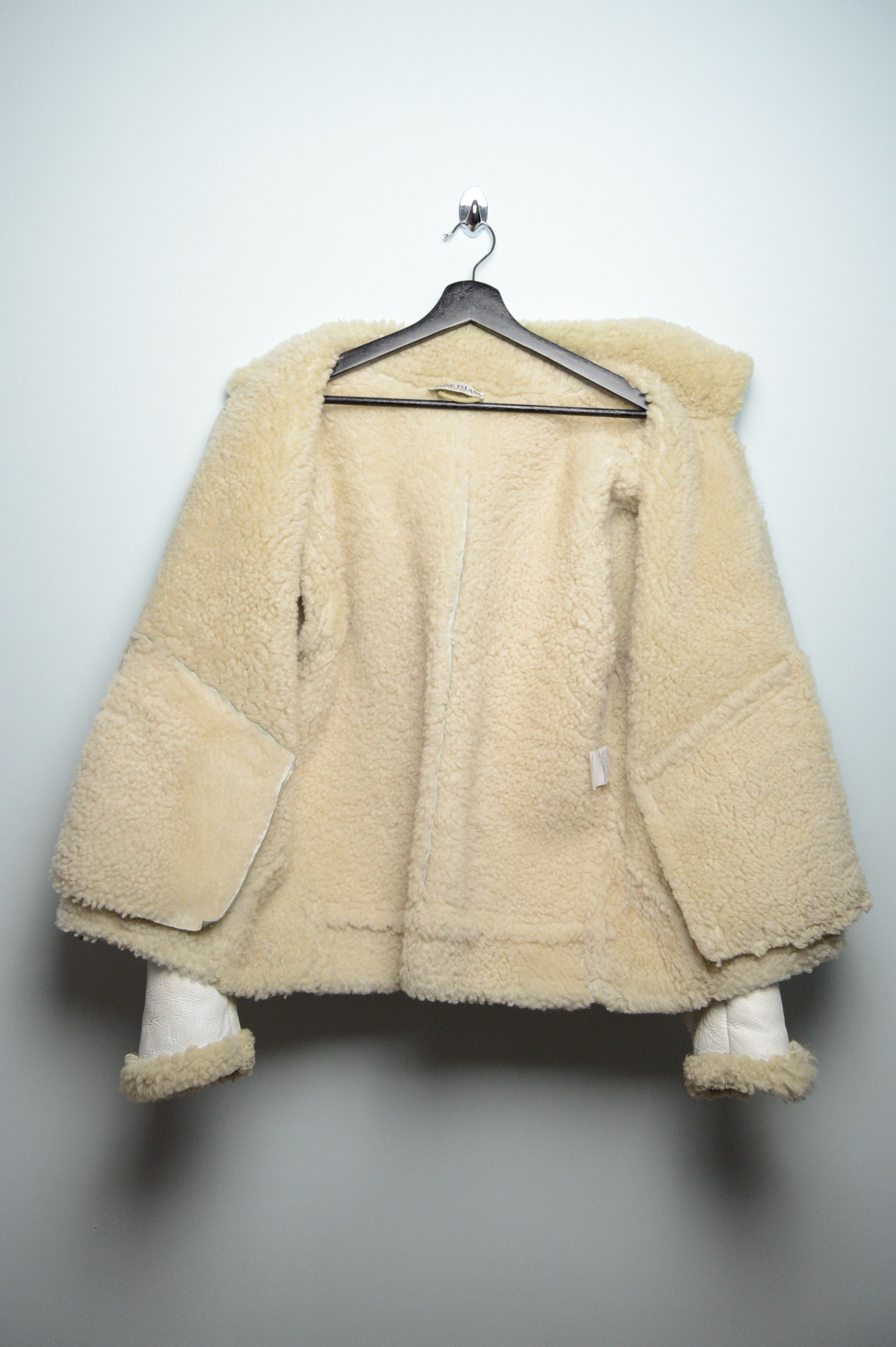 Stone Island STONE ISLAND HAND-PAINTED SHEEPSKIN JACKET Size US L / EU 52-54 / 3 - 5 Thumbnail
