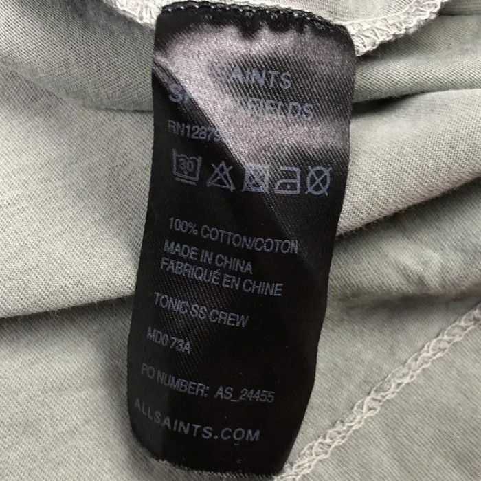 Allsaints Mens T Shirt Allsaints Short Sleeve Size S Size US S / EU 44-46 / 1 - 3 Thumbnail