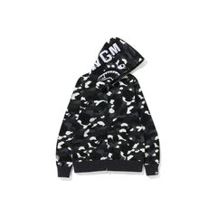 BAPE Niigata city camo Shark full zip hoodie NIGO A Bathing Ape Size S