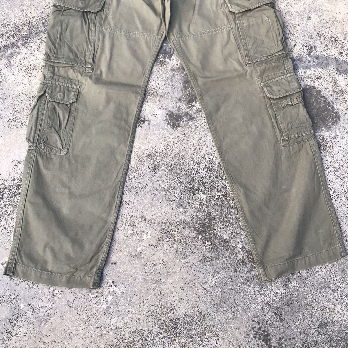 Alpha Industries 9 POCKET Vintage Alpha Industries Tactical Cargo Pants Size US 35 - 3 Thumbnail
