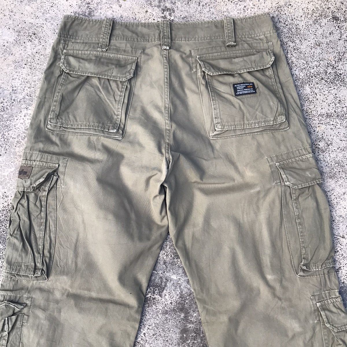 Alpha Industries 9 POCKET Vintage Alpha Industries Tactical Cargo Pants Size US 35 - 11 Thumbnail