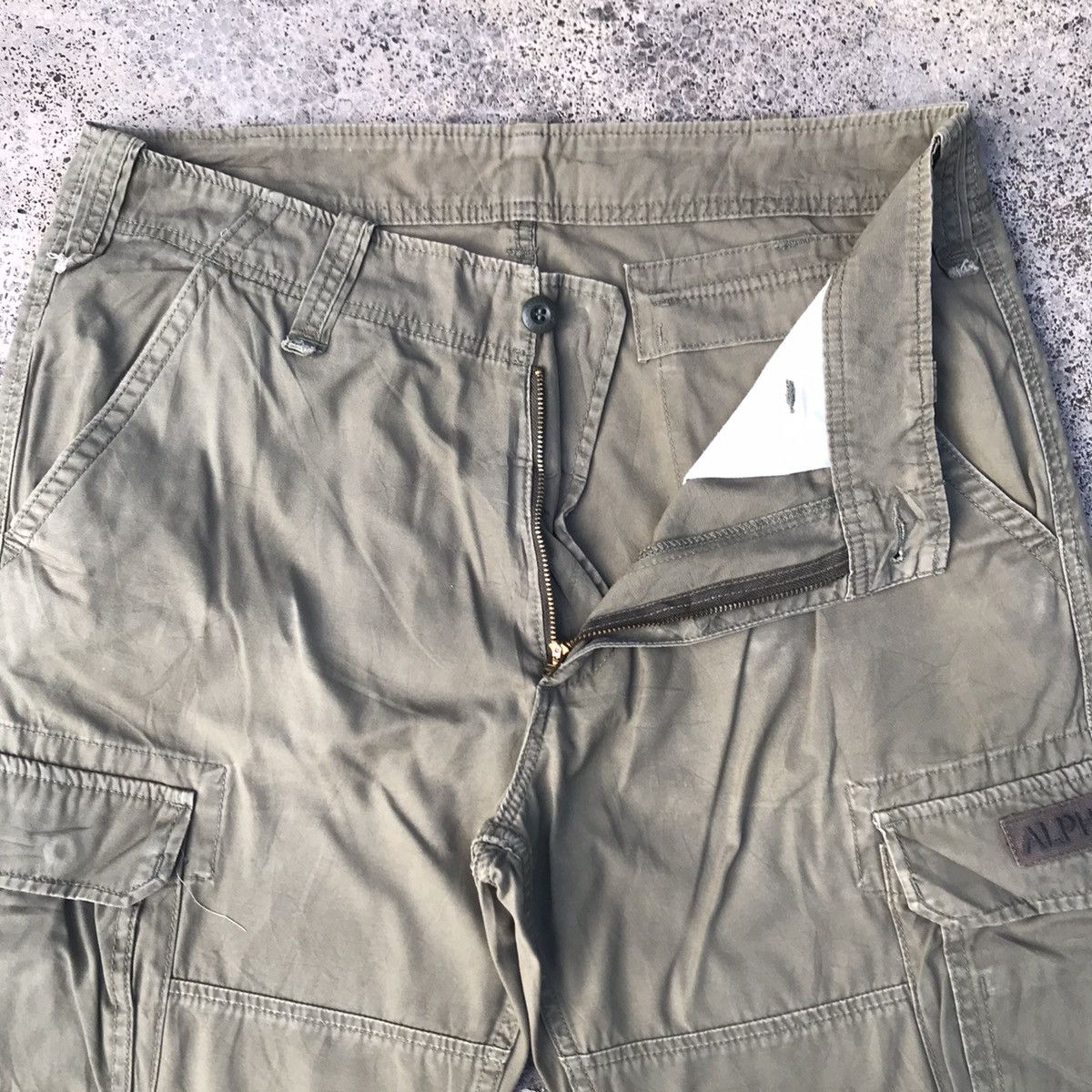 Alpha Industries 9 POCKET Vintage Alpha Industries Tactical Cargo Pants Size US 35 - 7 Thumbnail
