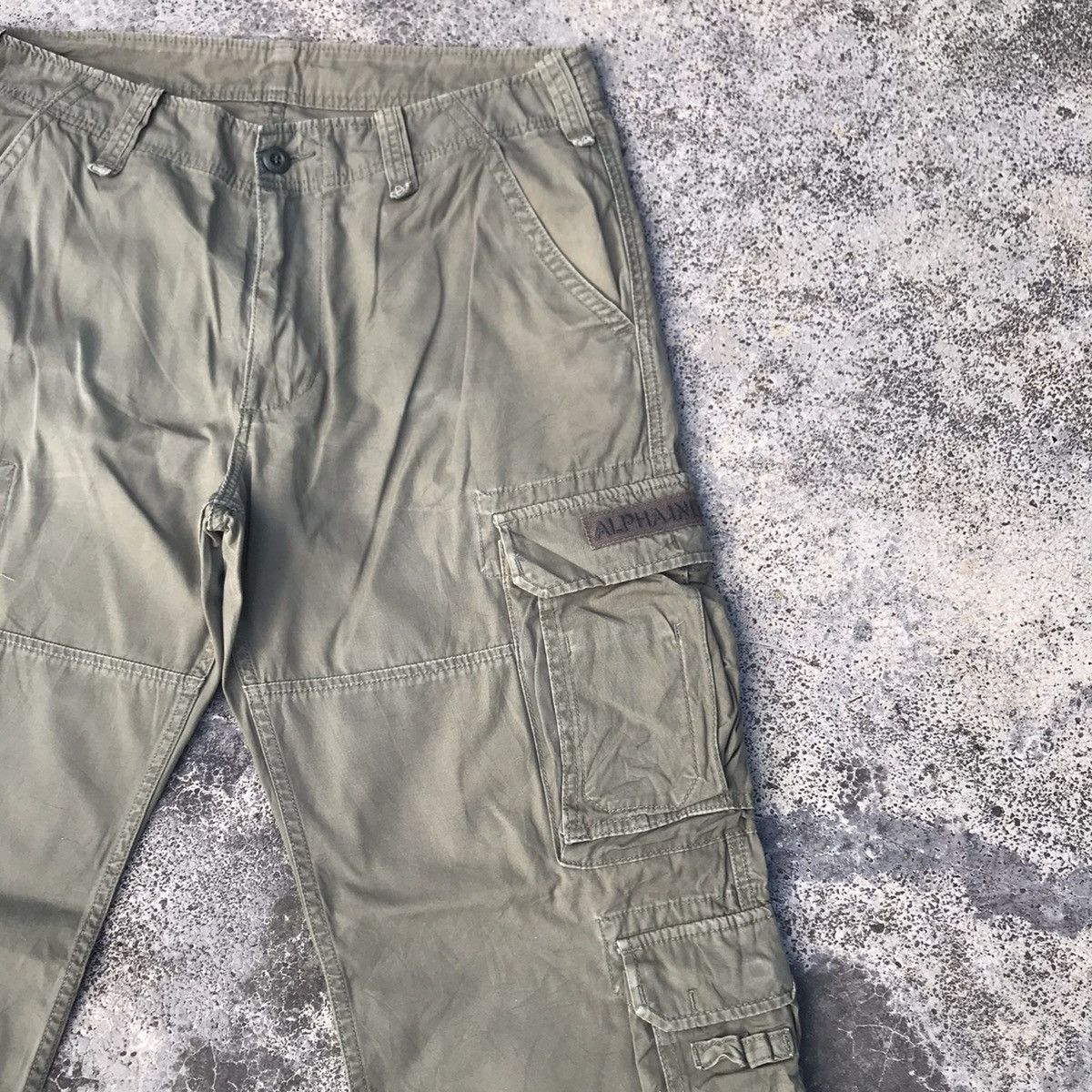 Alpha Industries 9 POCKET Vintage Alpha Industries Tactical Cargo Pants Size US 35 - 5 Thumbnail
