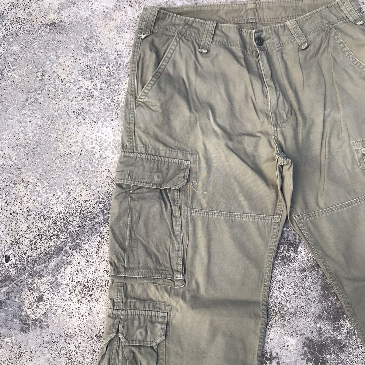 Alpha Industries 9 POCKET Vintage Alpha Industries Tactical Cargo Pants Size US 35 - 4 Thumbnail