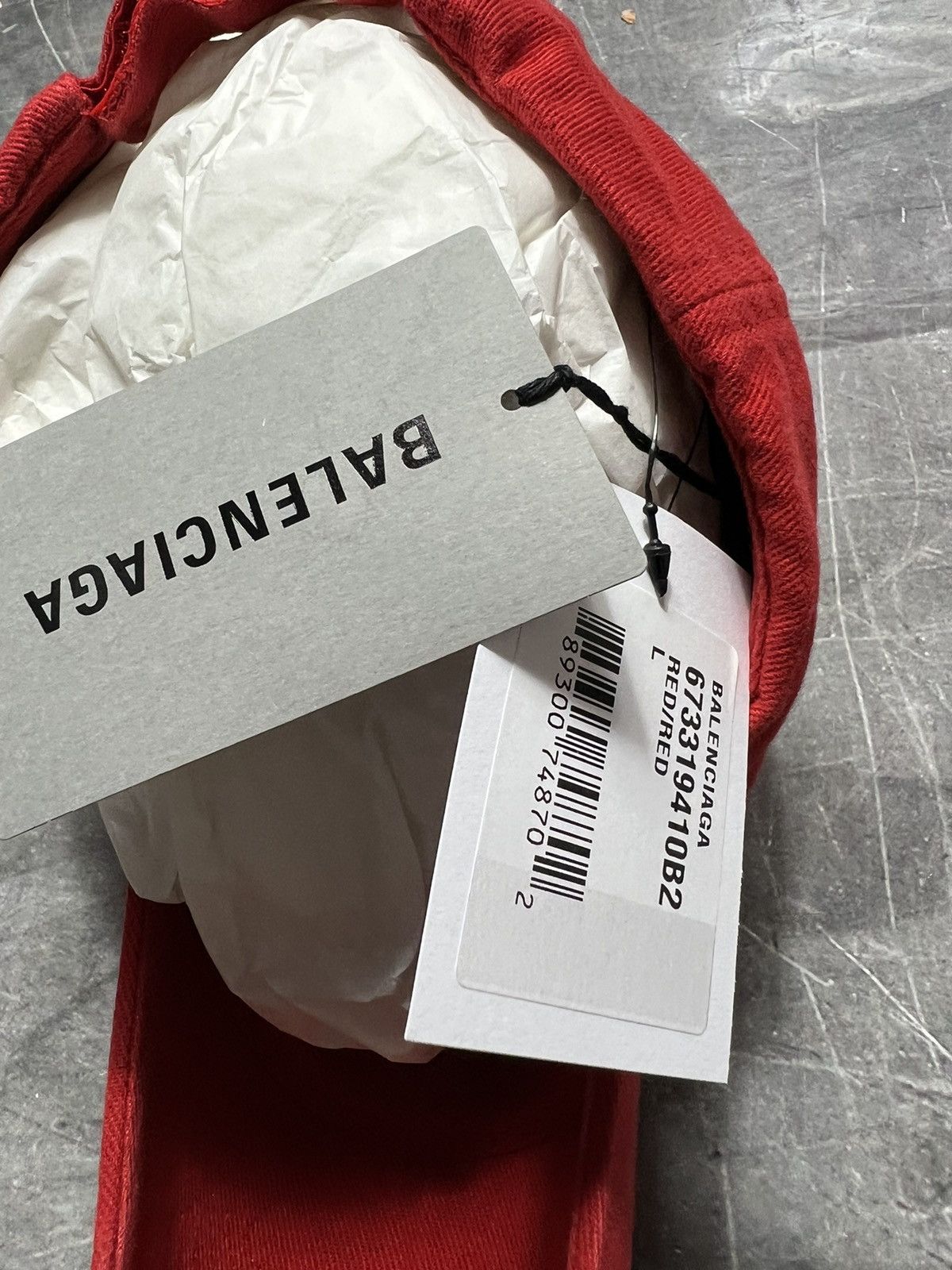 Balenciaga Balenciaga Logo Embroidered Curved Distressed Hat Size ONE SIZE - 6 Thumbnail