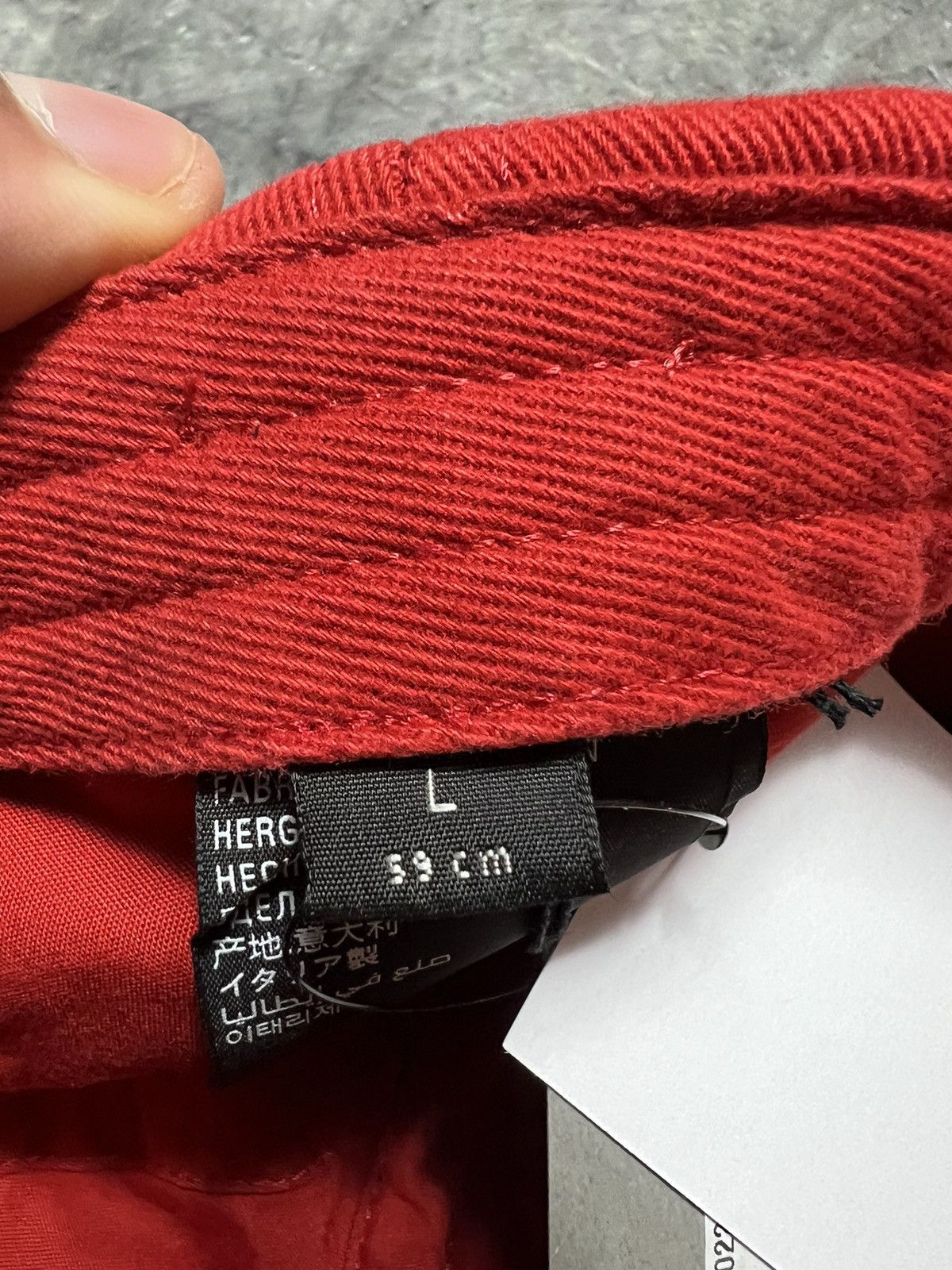 Balenciaga Balenciaga Logo Embroidered Curved Distressed Hat Size ONE SIZE - 7 Thumbnail