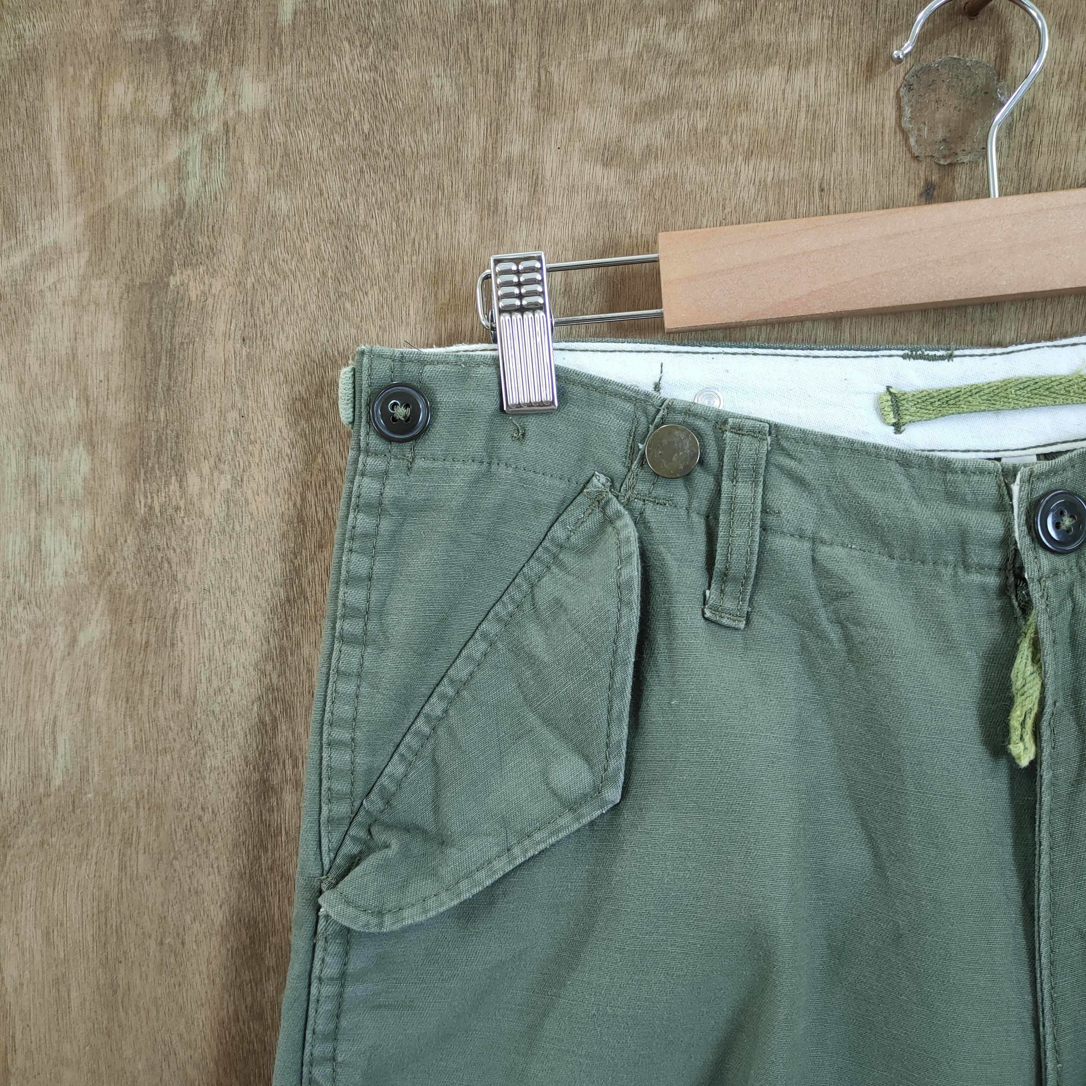 Japanese Brand W30 VINTAGE BONDAGE CARGO PANTS Size US 30 / EU 46 - 9 Thumbnail