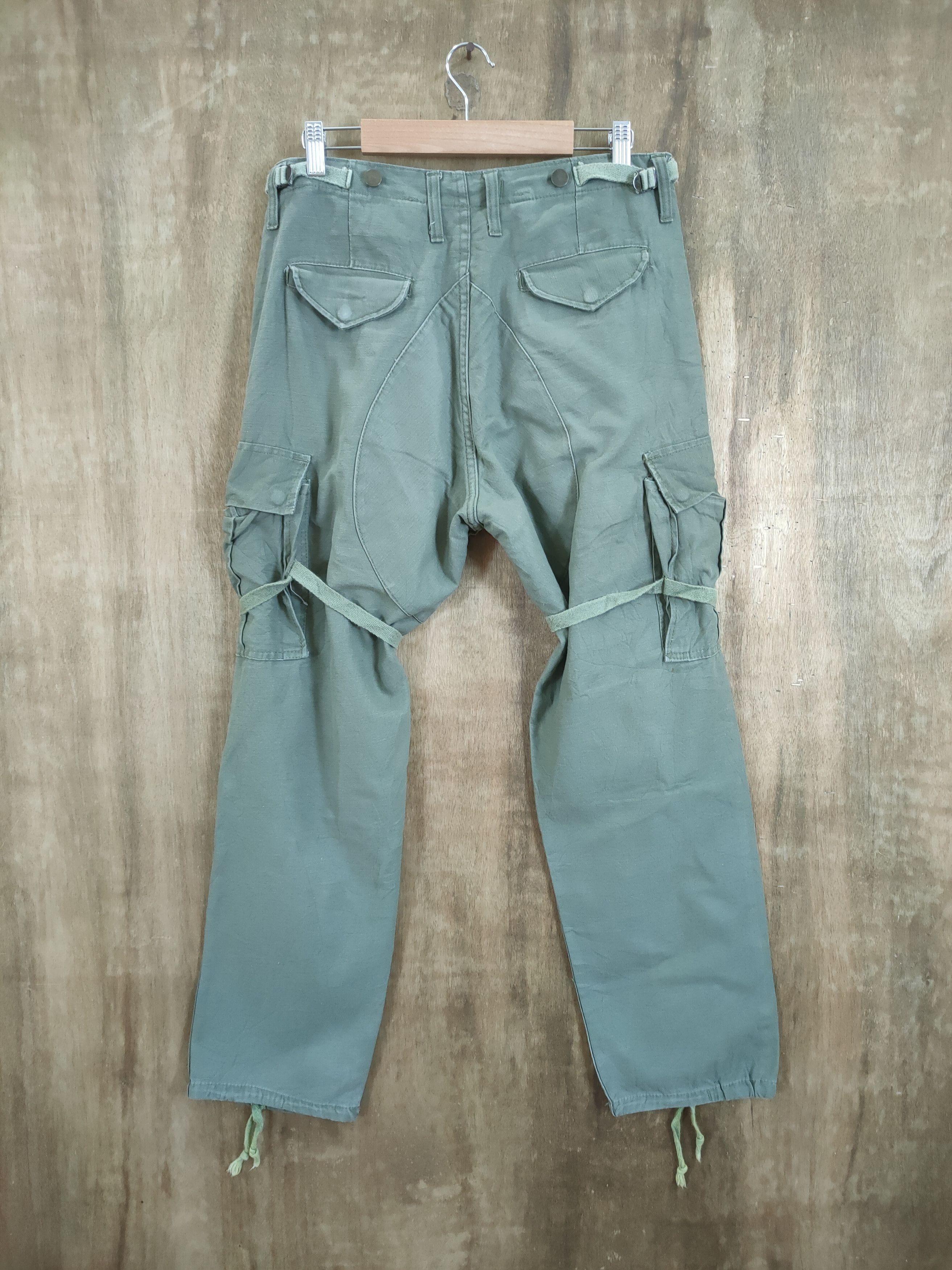 Japanese Brand W30 VINTAGE BONDAGE CARGO PANTS Size US 30 / EU 46 - 13 Thumbnail