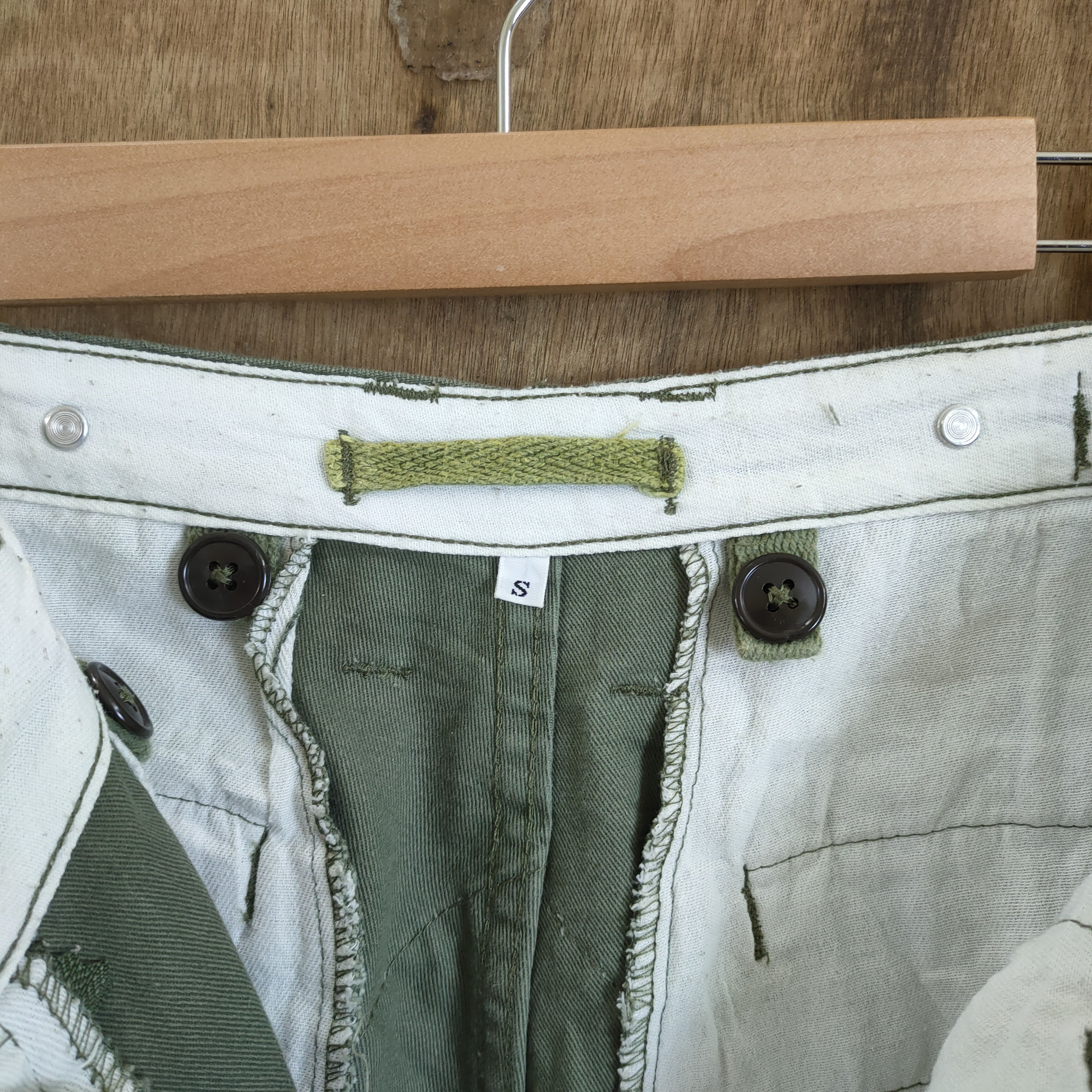 Japanese Brand W30 VINTAGE BONDAGE CARGO PANTS Size US 30 / EU 46 - 6 Thumbnail