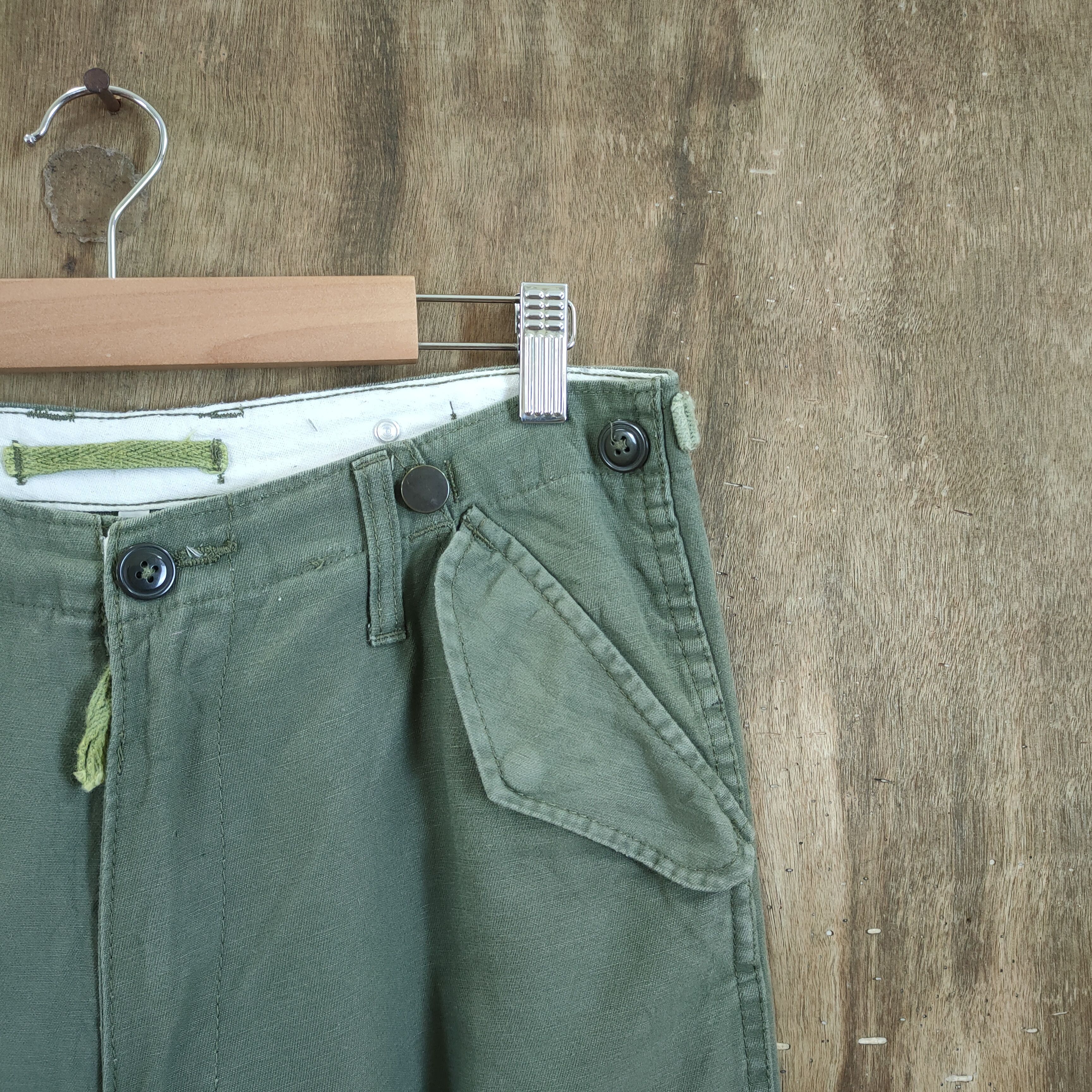 Japanese Brand W30 VINTAGE BONDAGE CARGO PANTS Size US 30 / EU 46 - 10 Thumbnail