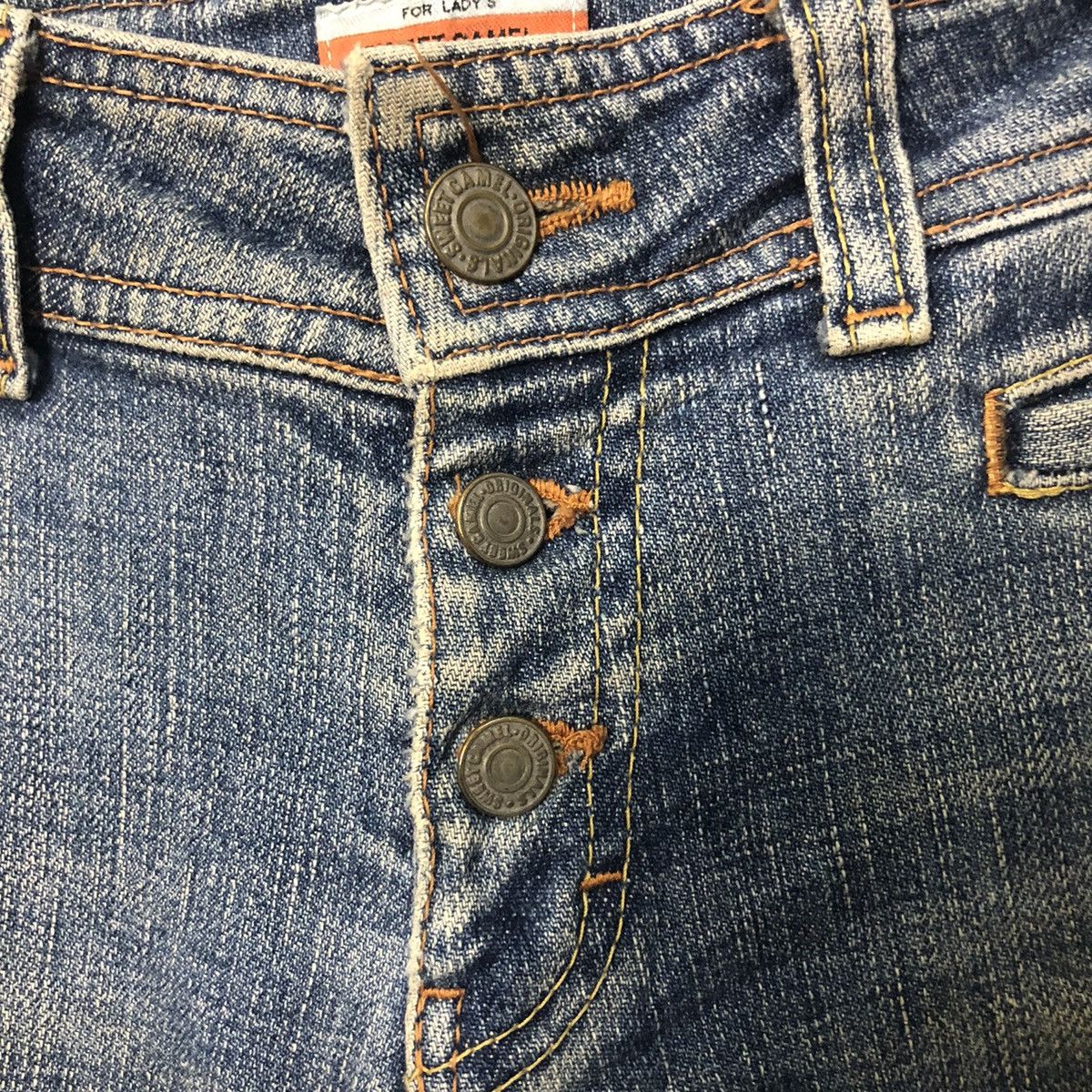 Camel Vintage Sweet Camel Skinny Distressed Denim Pants W30 Size 30" / US 8 / IT 44 - 9 Thumbnail