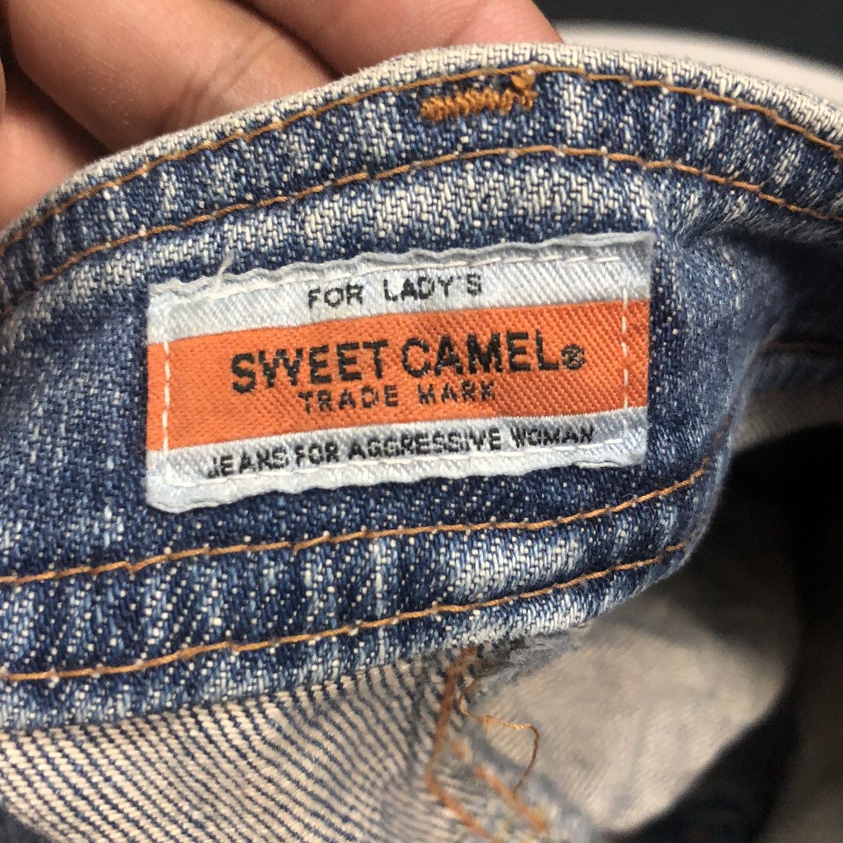 Camel Vintage Sweet Camel Skinny Distressed Denim Pants W30 Size 30" / US 8 / IT 44 - 10 Thumbnail