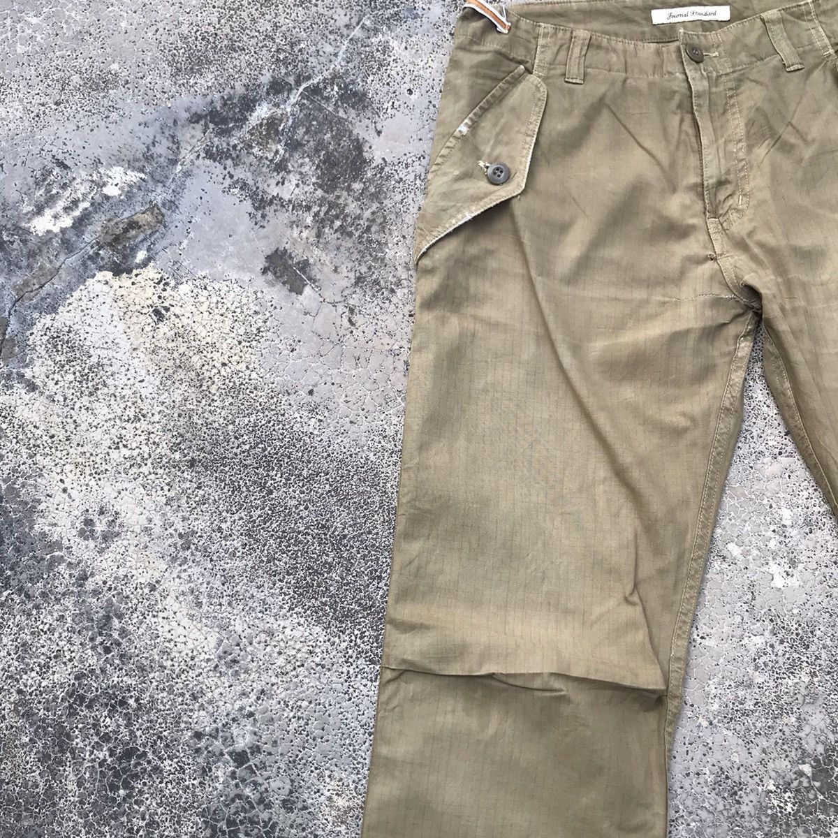 Japanese Brand Vintage Journal Standard Distressed Trousers Pants Size US 31 - 5 Thumbnail