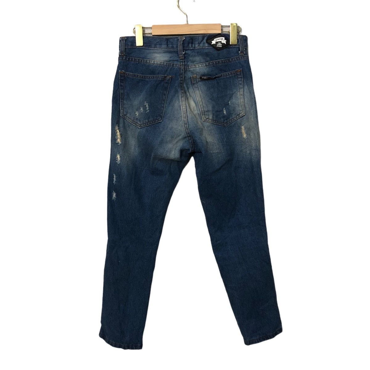 Vintage Vintage Punny Jeans Distressed Denim Pants W29 Size US 29 - 4 Thumbnail
