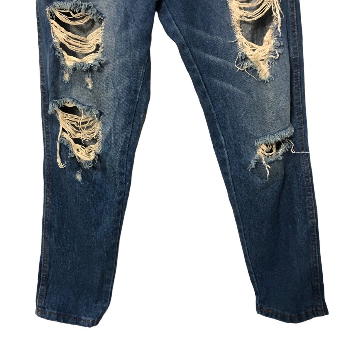 Vintage Vintage Punny Jeans Distressed Denim Pants W29 Size US 29 - 3 Thumbnail