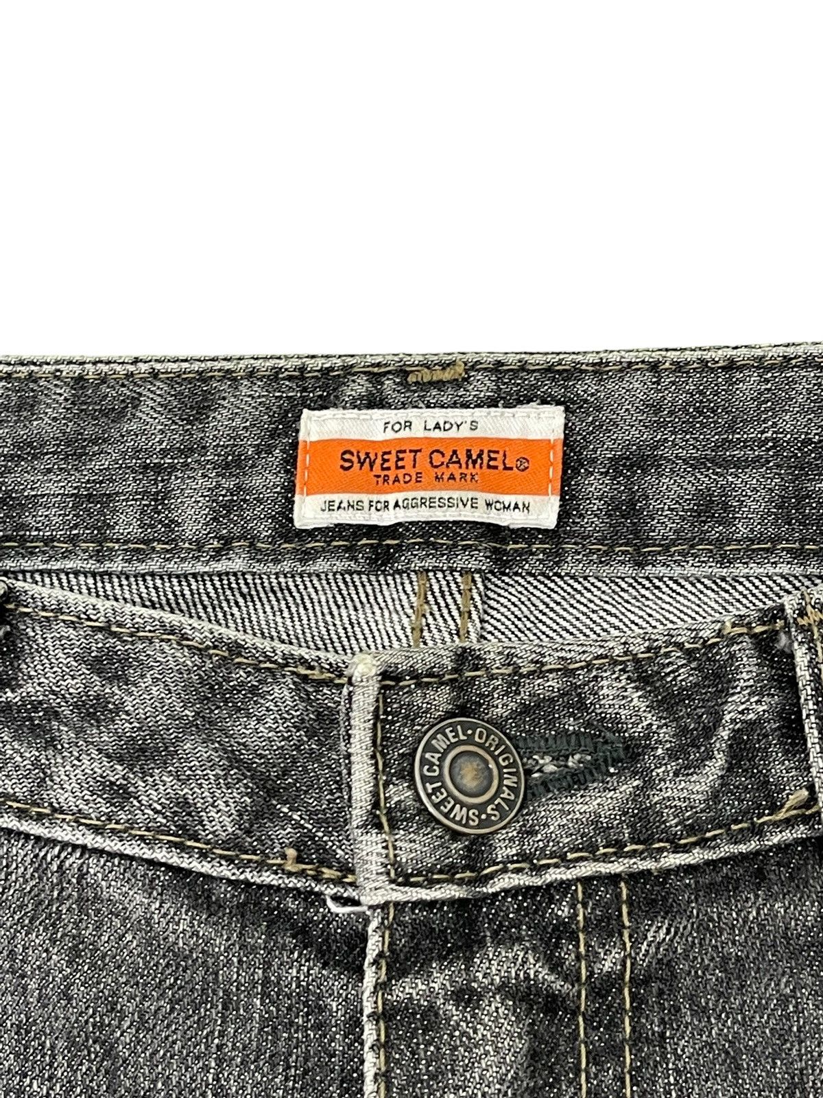 Japanese Brand Flare Jeans Sweet Camel Distress Denim Boot Cut 1🟦6 Size US 30 / EU 46 - 10 Thumbnail