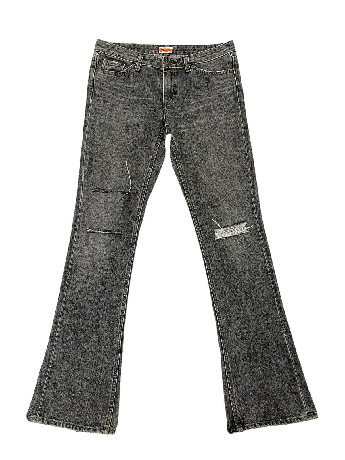 Japanese Brand Flare Jeans Sweet Camel Distress Denim Boot Cut 1🟦6 Size US 30 / EU 46 - 2 Thumbnail