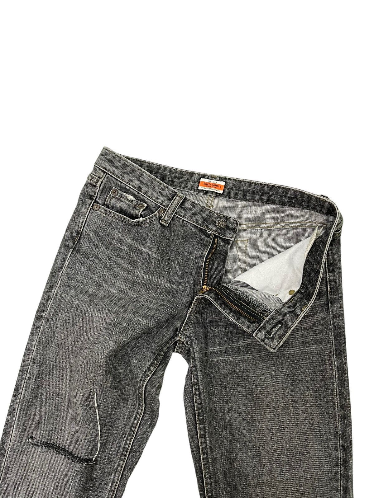 Japanese Brand Flare Jeans Sweet Camel Distress Denim Boot Cut 1🟦6 Size US 30 / EU 46 - 11 Thumbnail