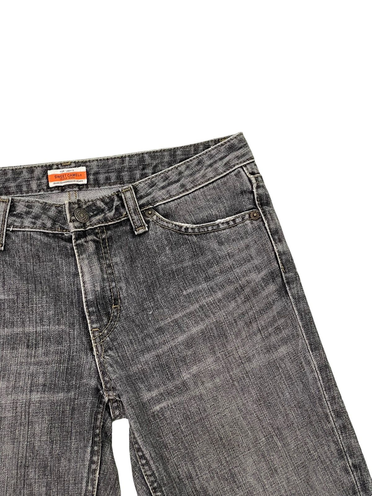 Japanese Brand Flare Jeans Sweet Camel Distress Denim Boot Cut 1🟦6 Size US 30 / EU 46 - 9 Thumbnail