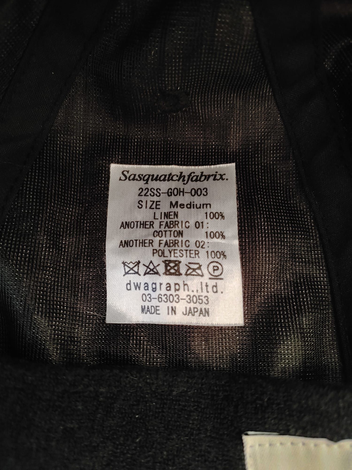 Sasquatchfabrix Sasquatchfabrix Black Stripe Bucket Hat Size ONE SIZE - 8 Thumbnail