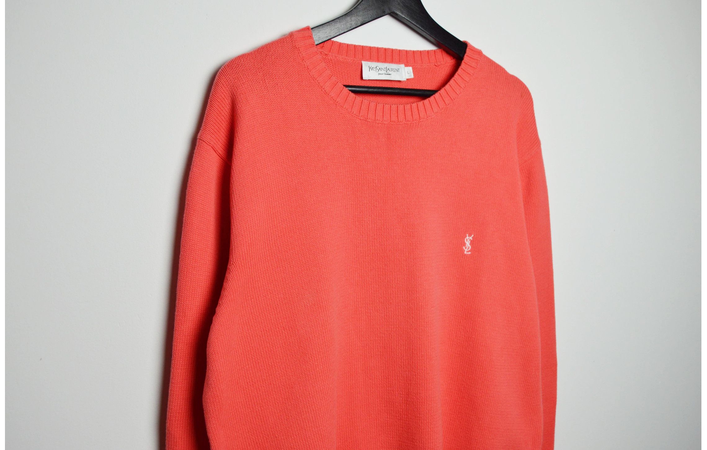 Yves Saint Laurent YSL crewneck sweater Size US L / EU 52-54 / 3 - 1 Thumbnail