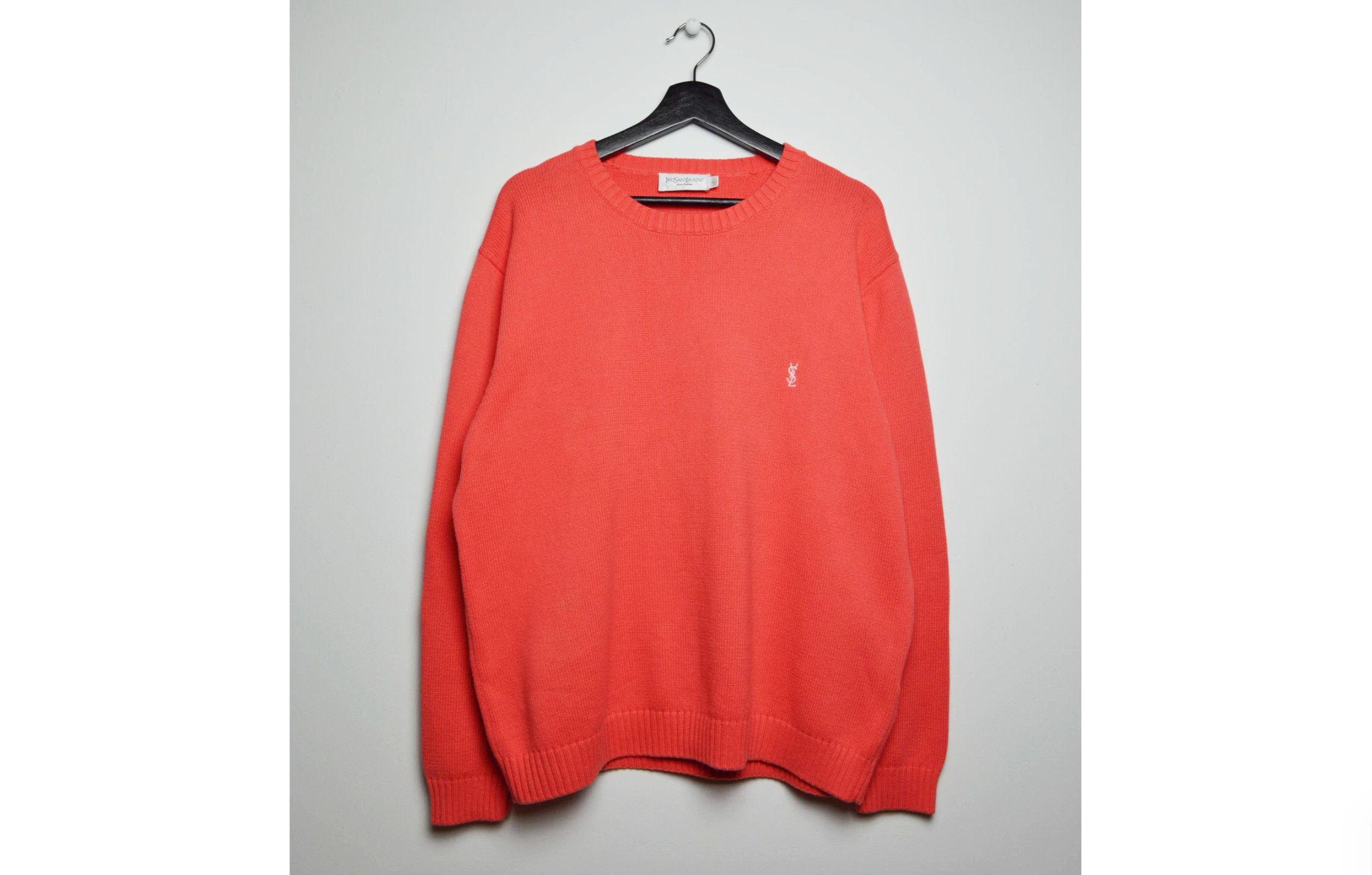 Yves Saint Laurent YSL crewneck sweater Size US L / EU 52-54 / 3 - 3 Thumbnail